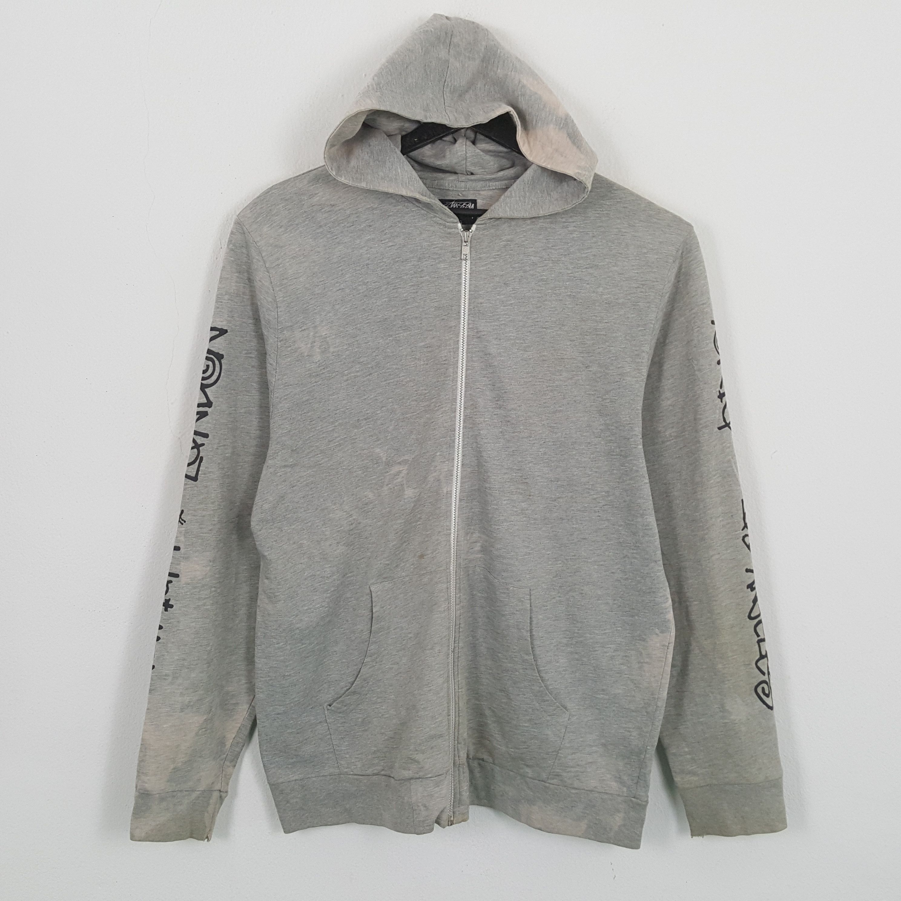Stussy STUSSY Streetwear Style Custom Art Zipper Hoodies Size US M / EU 48-50 / 2 - 3 Thumbnail