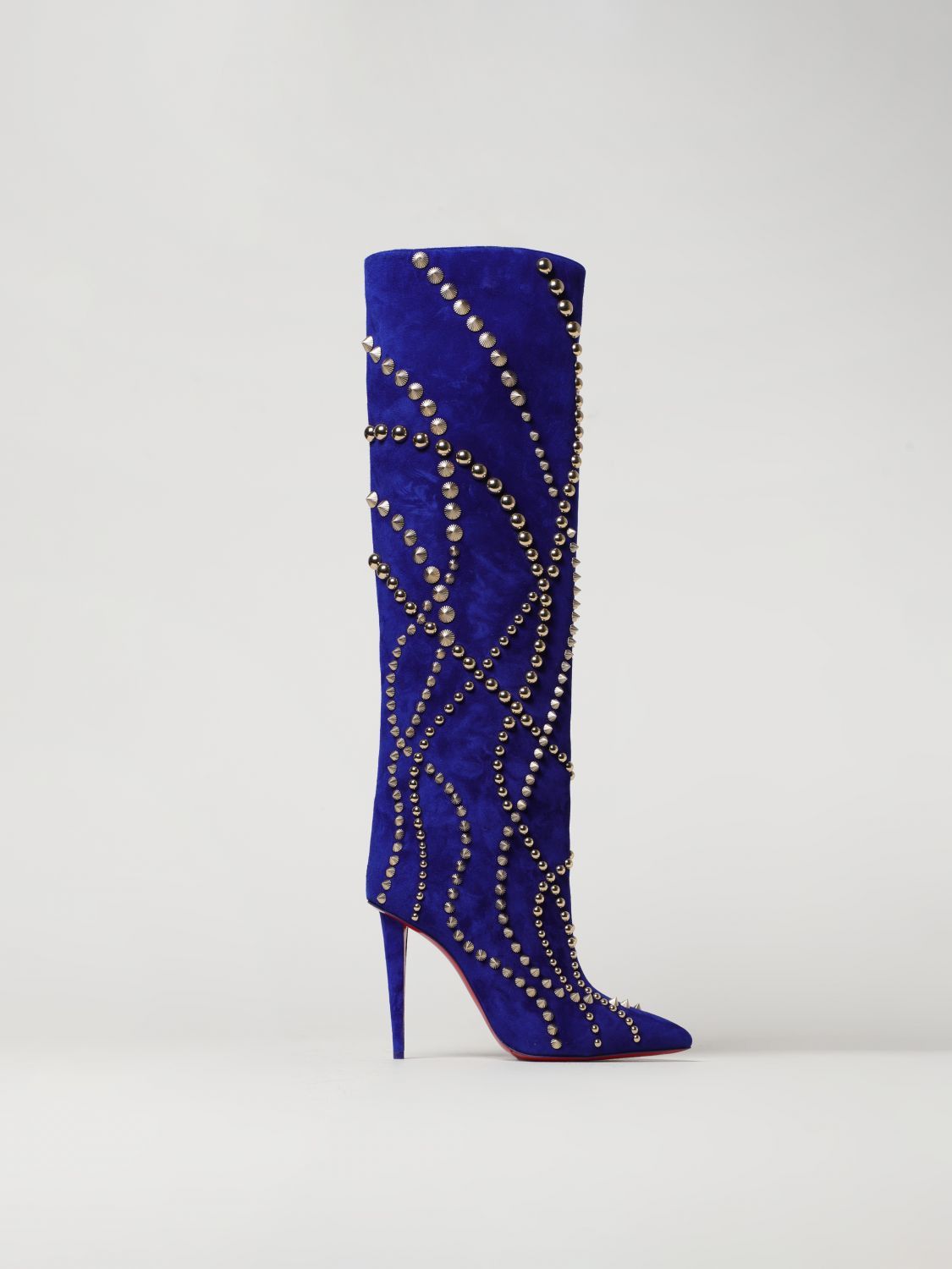 image of Christian Louboutin Boots Woman Blue, Women's (Size 8)