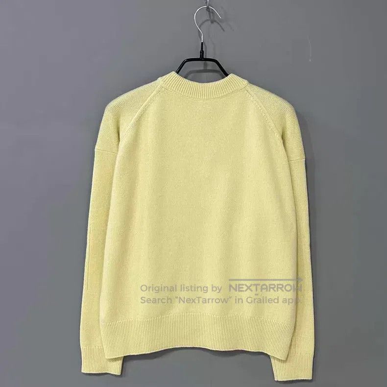 Hermes Hermes Egg Yellow Pure Cashmere Zip-Up Jacket Size XS / US 0-2 / IT 36-38 - 3 Thumbnail