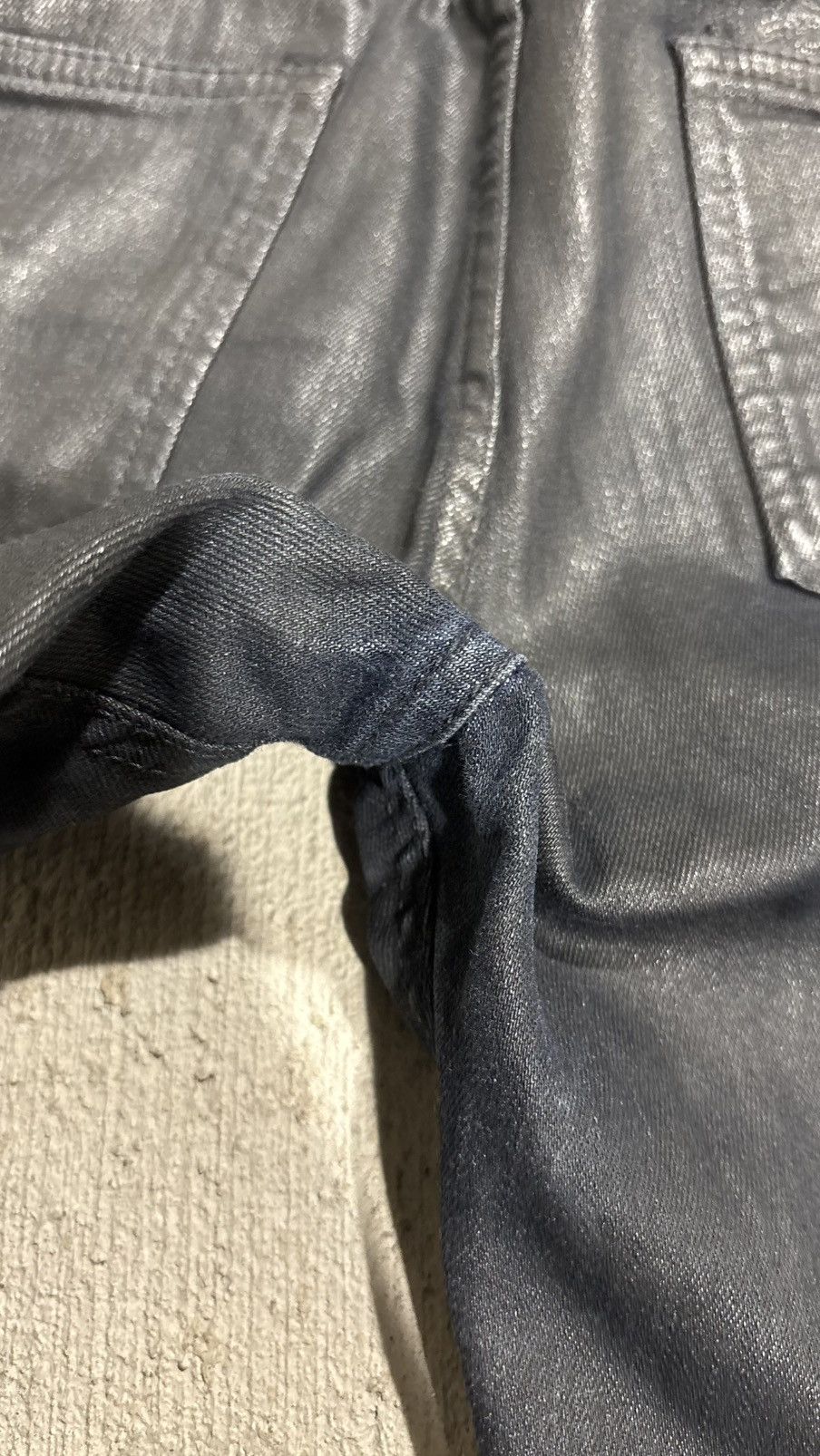 Yves Saint Laurent Vintage Yves Saint Laurent Coated Denim Size US 32 / EU 48 - 14 Thumbnail