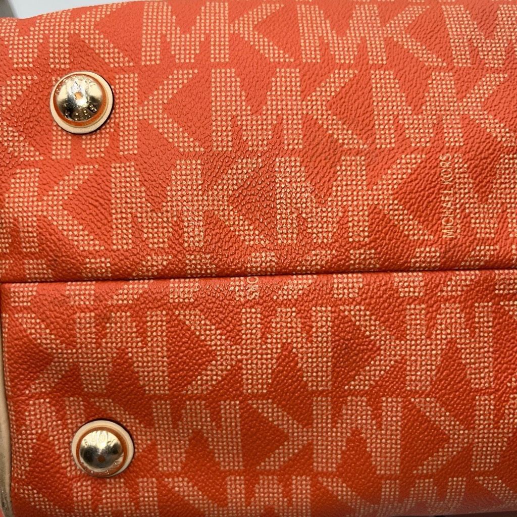 Michael Kors Michael Kors Orange Logo Top Handle Bag/Crossbody Bag and Wa Size ONE SIZE - 7 Thumbnail
