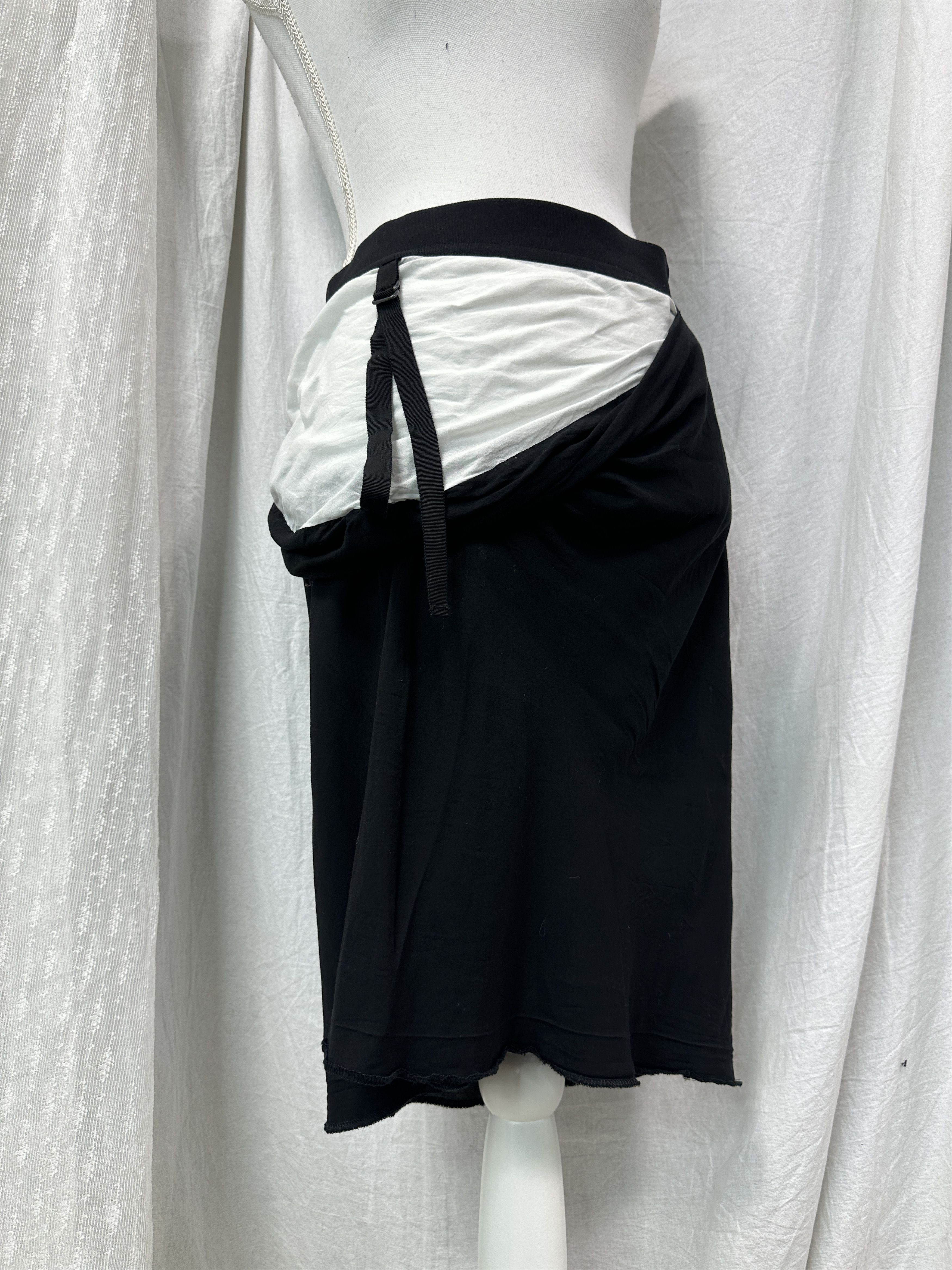 Ann Demeulemeester Vintage Avant Garde Viscose Ann Demeulemeester Skirt Y2K Size 26" / US 2 / IT 38 - 11 Thumbnail