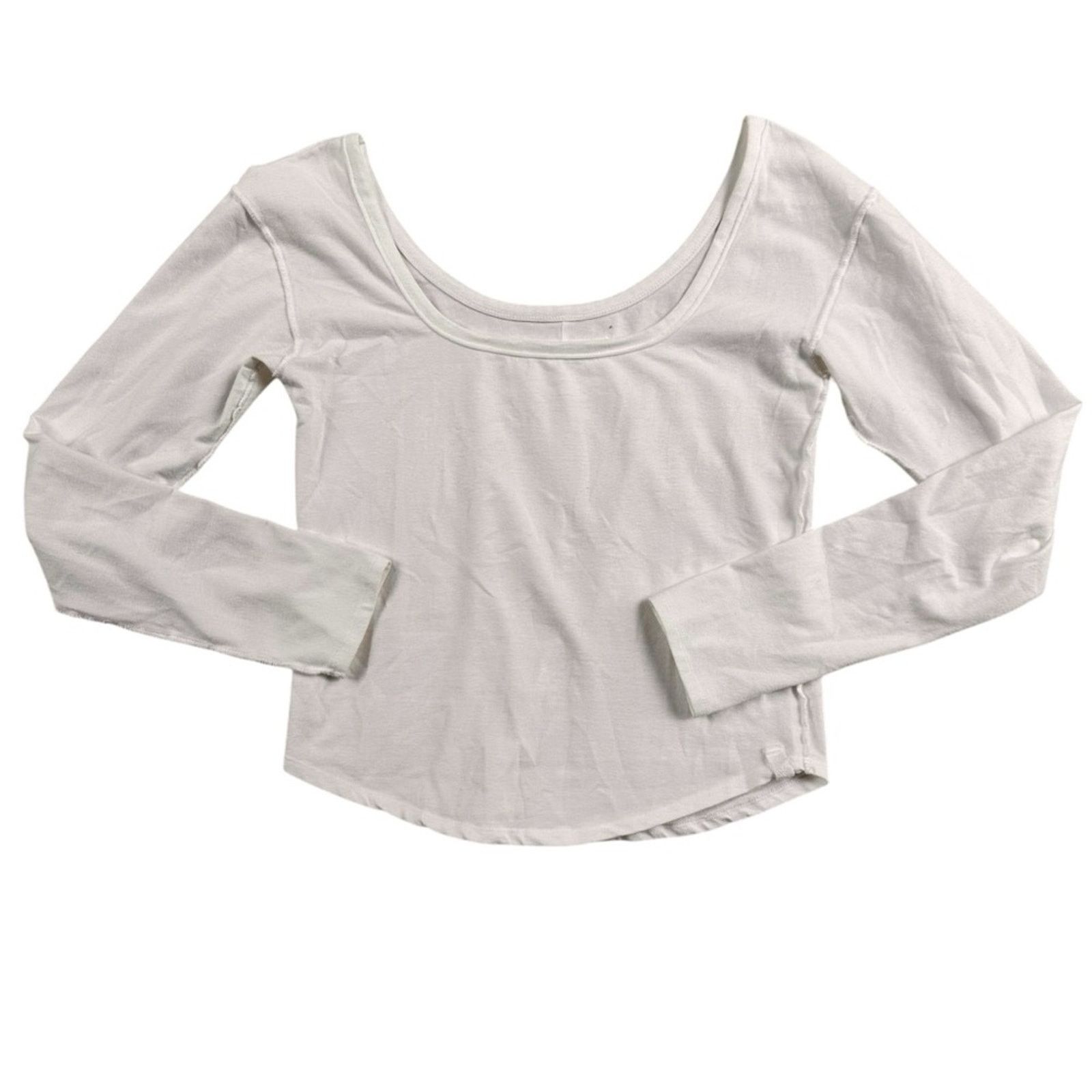 Free People We The Free Can’t Let Go Long Sleeve Tee – White – Size L Size L / US 10 / IT 46 - 3 Thumbnail