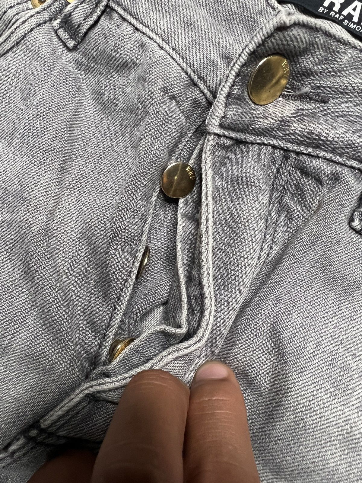 Raf by Raf Simons Raf by raf simons Faded Wash Distressed Jeans Size US 28 / EU 44 - 9 Thumbnail