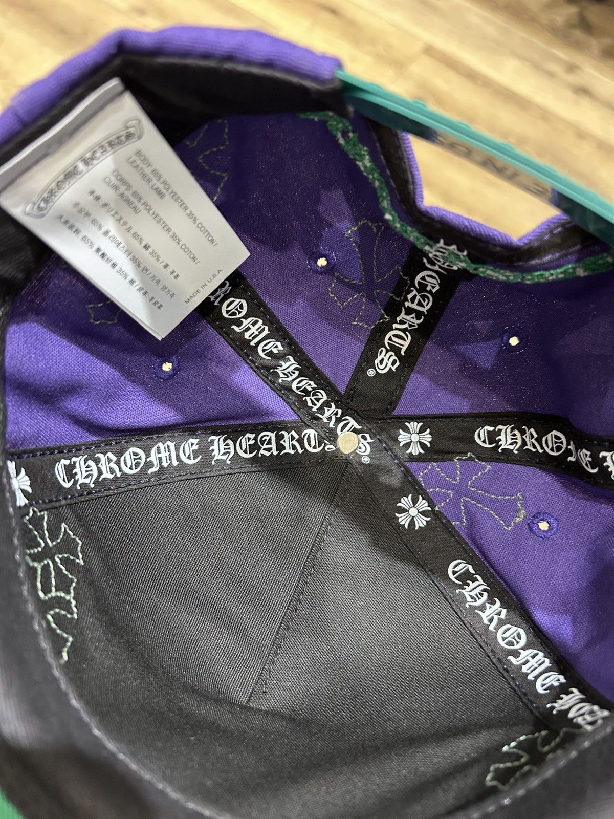 Chrome Hearts Chrome Hearts Cross Patch CH Hat Size ONE SIZE - 4 Thumbnail