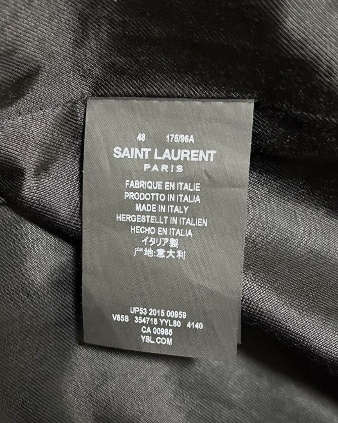 Saint Laurent Paris 16SS Teddy Jacket in Navy Size US M / EU 48-50 / 2 - 4 Thumbnail