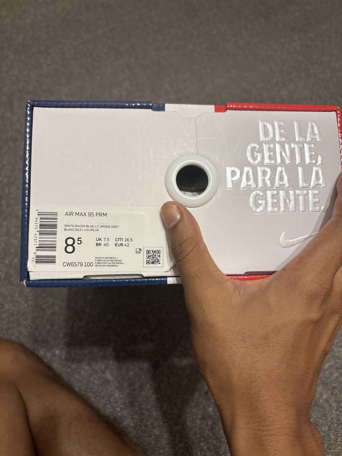 Nike Air max 95 PRM De Lo Mio Size US 8.5 / EU 41-42 - 11 Thumbnail