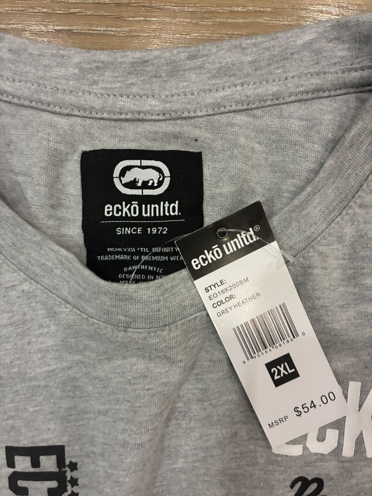 Ecko Unltd. Ecko Unltd. grey T-shirt Size XXL Size US XXL / EU 58 / 5 - 3 Thumbnail