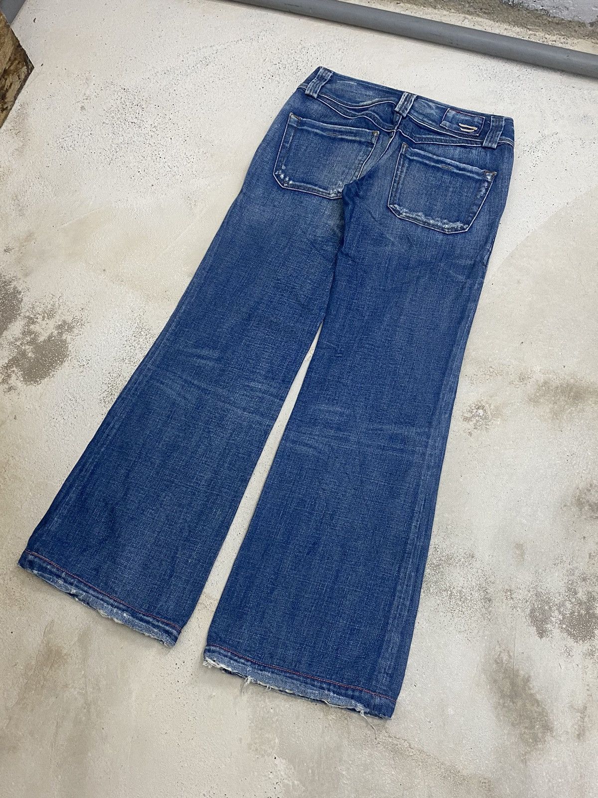 Diesel × JNCO Diesel Italy Designer Style Baggy Loose Fit Low Rise Size US 27 - 12 Thumbnail