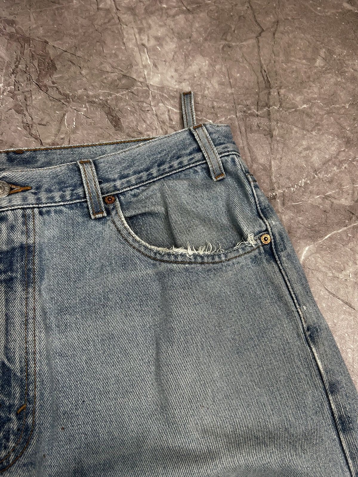 Levi's × Vintage Vintage Levis505 90s Distressed Size US 36 / EU 52 - 5 Thumbnail