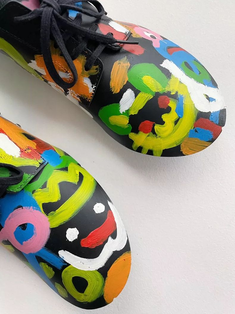 Comme des Garcons Comme Des Garcons 14SS Show Graffiti Shoe Cover 2504-Nextar Size ONE SIZE - 2 Thumbnail