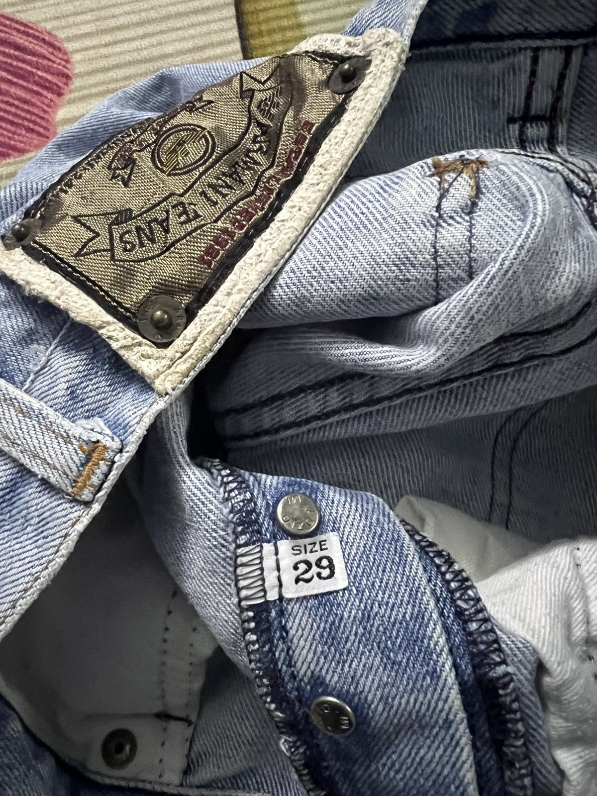 Armani VINTAGE 90’s ARMANI FADED JEAN MADE IN ITALY Size US 28 / EU 44 - 17 Thumbnail