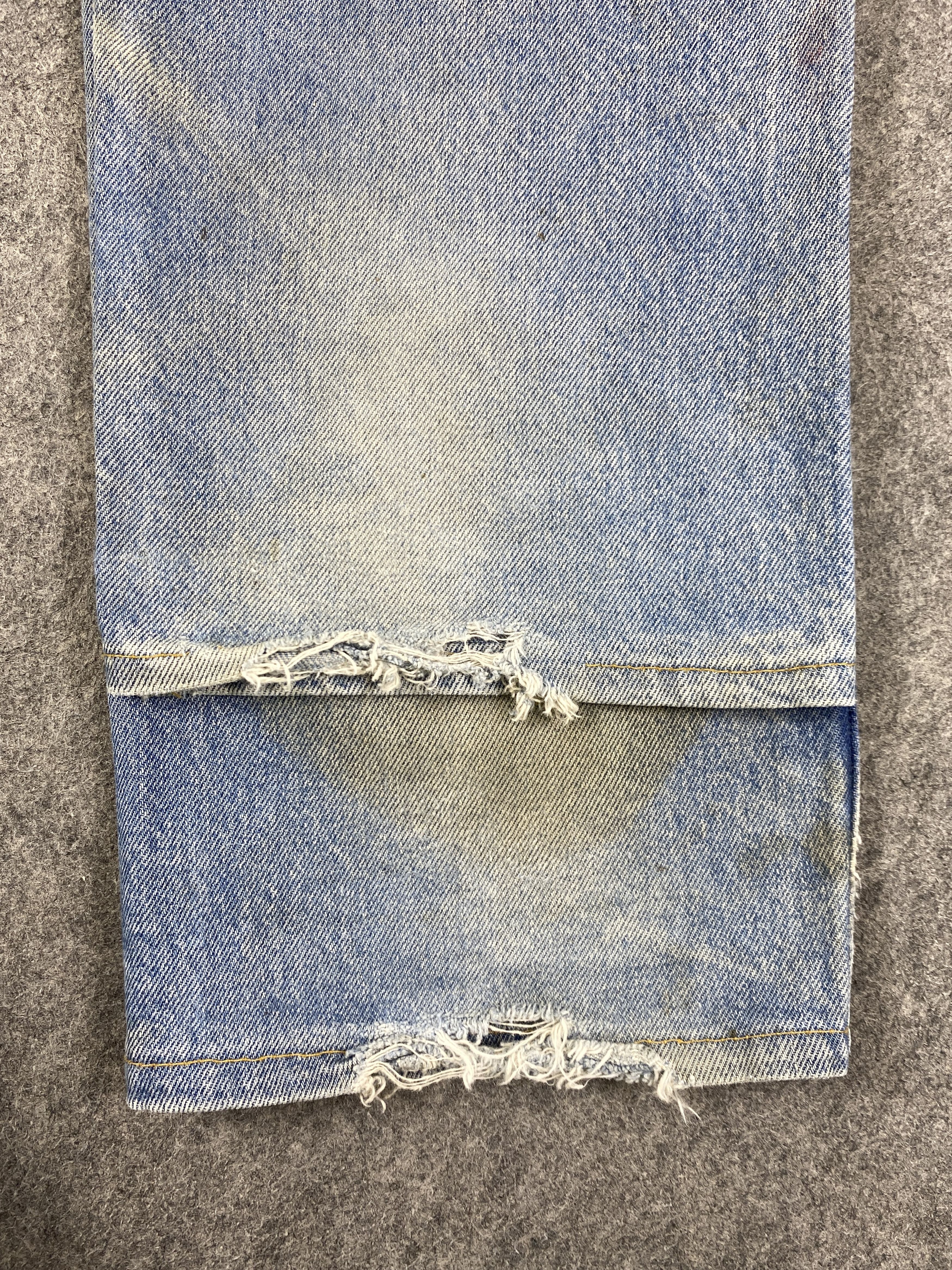 Japanese Brand Faded Blue Vintage Levis 501 USA Jeans 31x32 - JN3185 Size US 31 - 11 Thumbnail