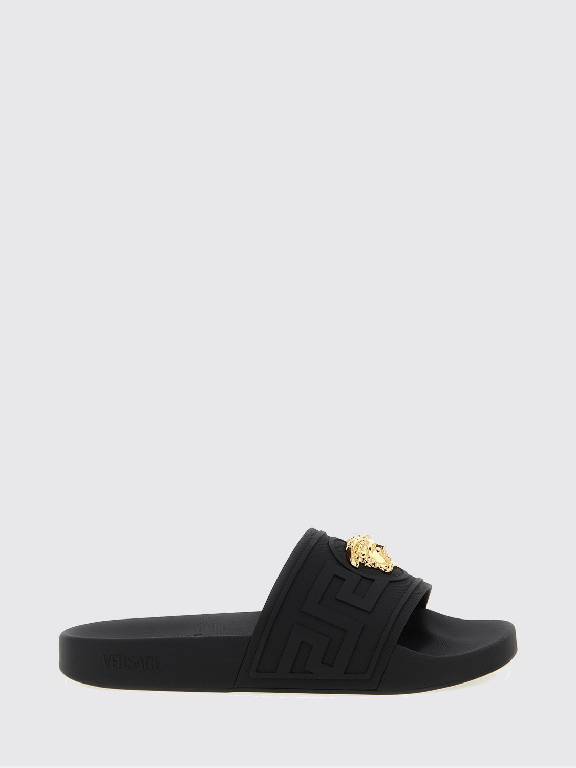 Versace Versace Sandals Men Black Size US 11 / EU 44 - 1 Thumbnail