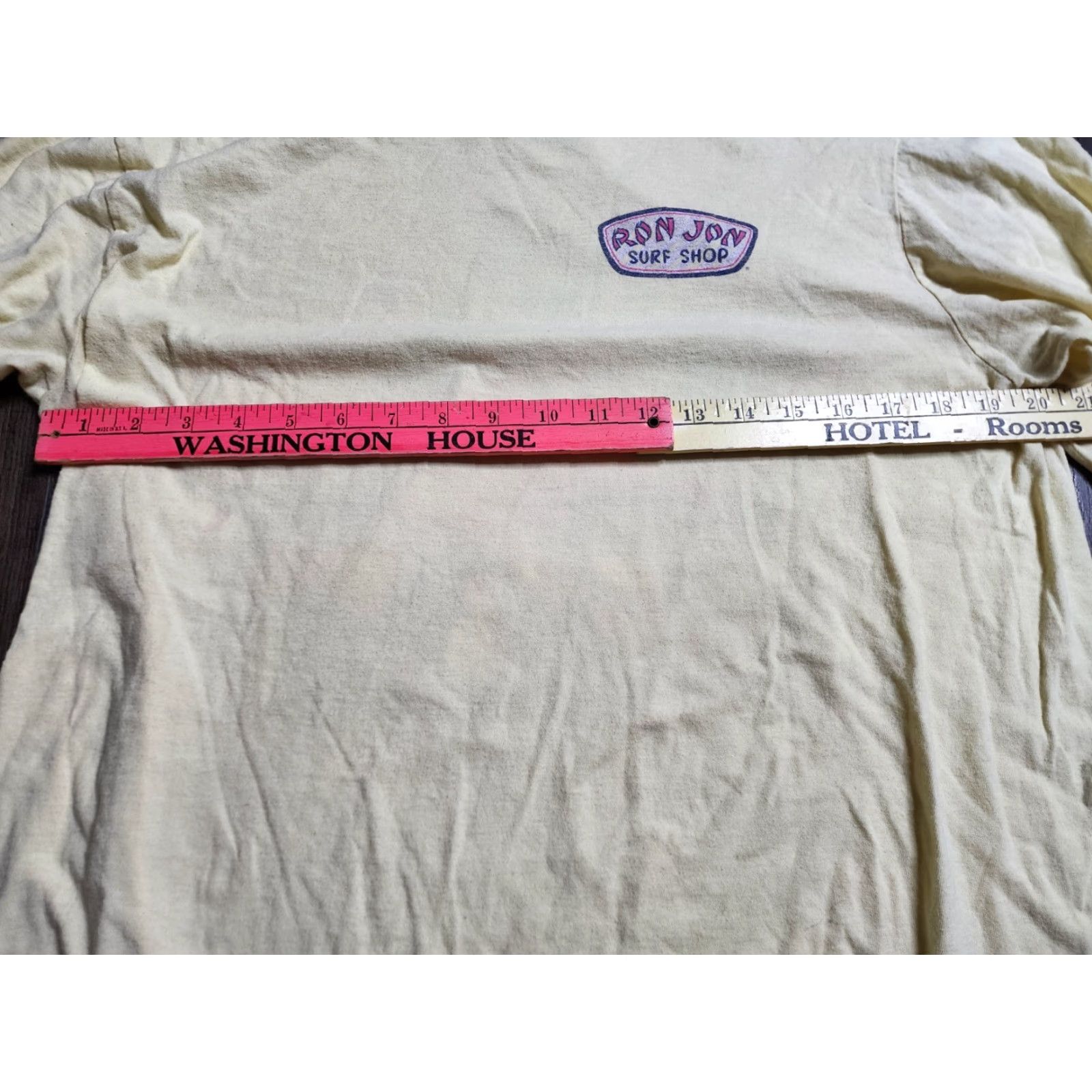 Ron Jon Surf Shop Ron Jon Surf Shop Long Sleeve T-Shirt Adult XL Yellow Surf Beach Graphic Unisex Size US XL / EU 56 / 4 - 2 Thumbnail