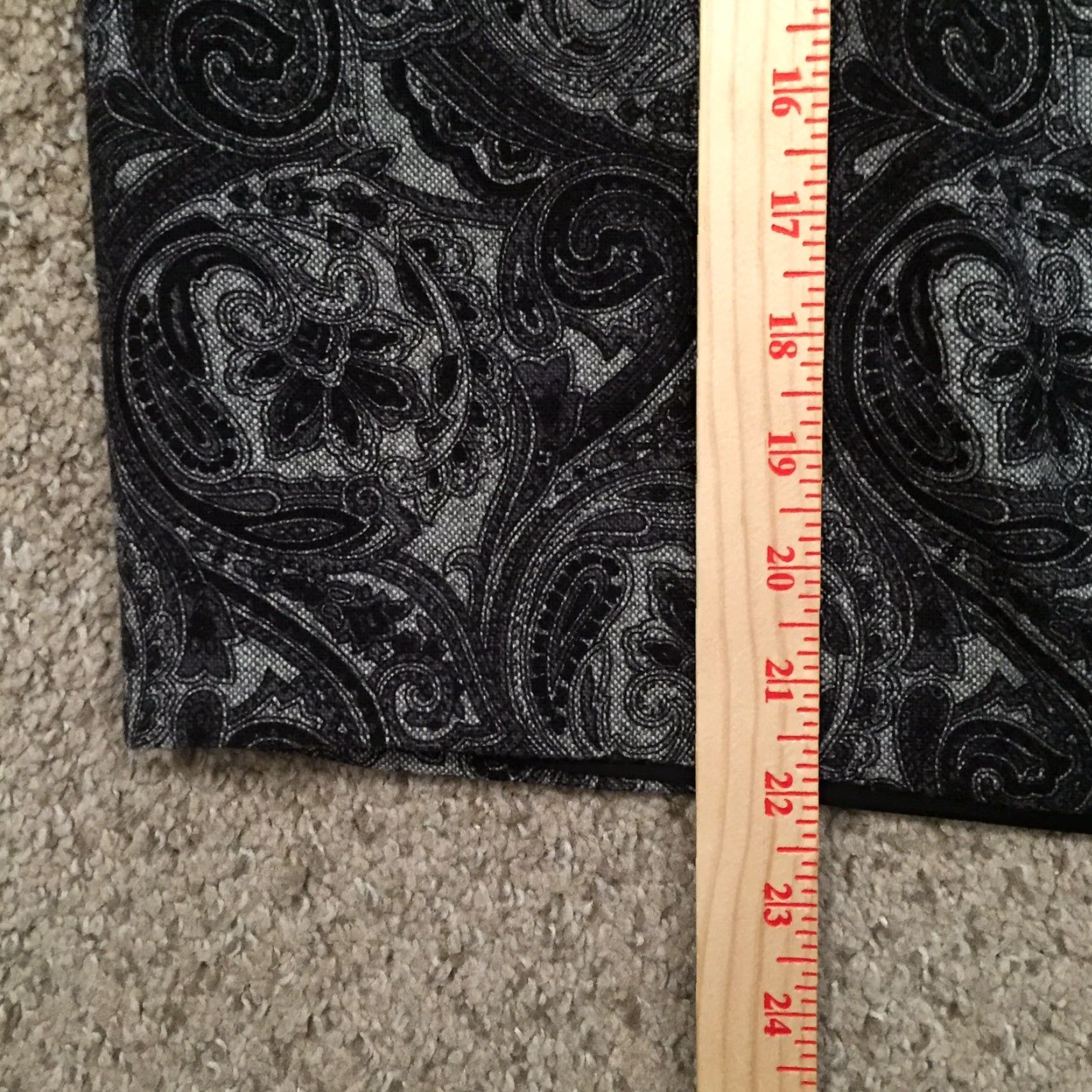 Talbots Talbots Wrap Skirt Women Size 10 Gray Paisley Lined Wool Blend Size 32" / US 10 / IT 46 - 5 Thumbnail