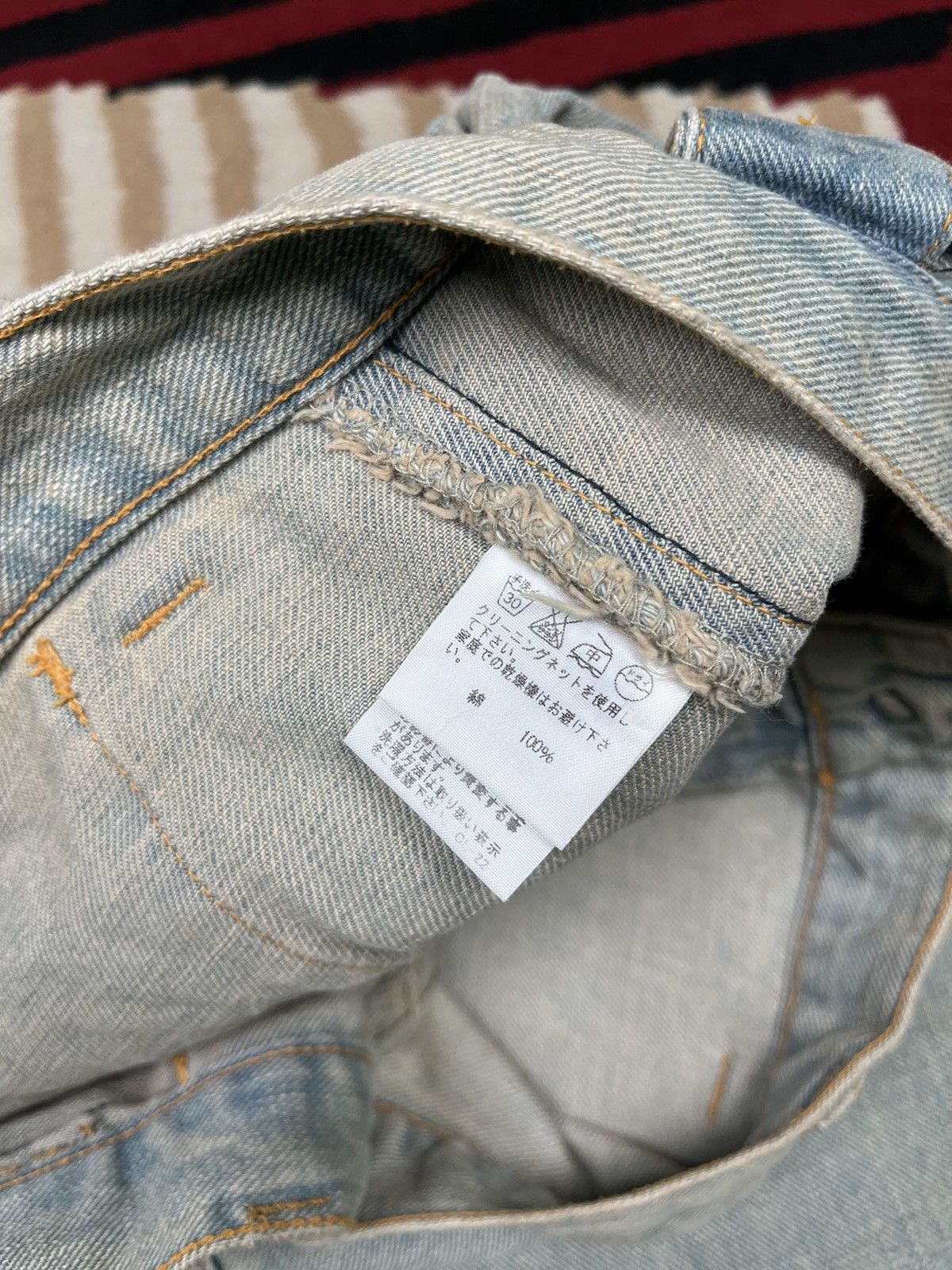 Issey Miyake Sunao Kuwahara By Issey Miyake Jeans Ripped Pants Size US 29 - 10 Thumbnail