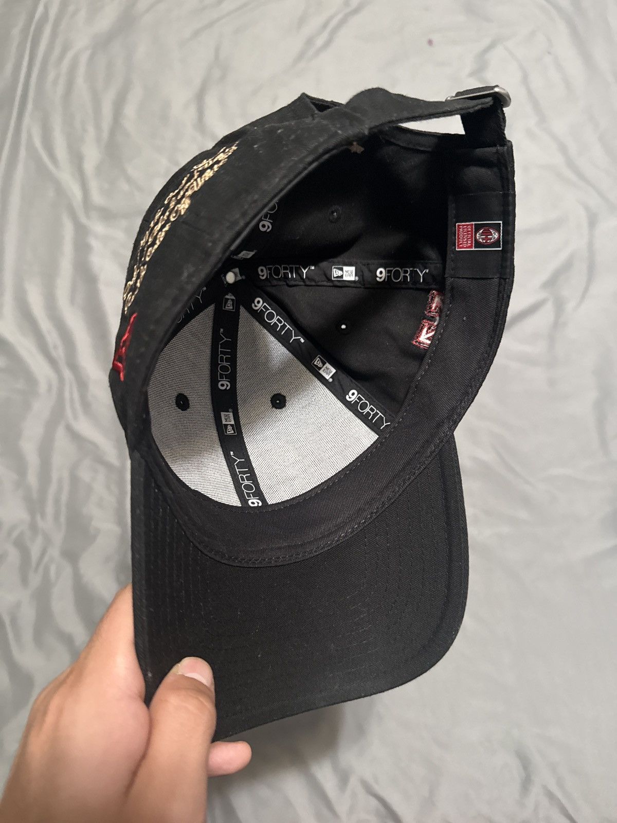 Off-White OffWhite x A.C. Milan Script New Era Hat Size ONE SIZE - 10 Thumbnail