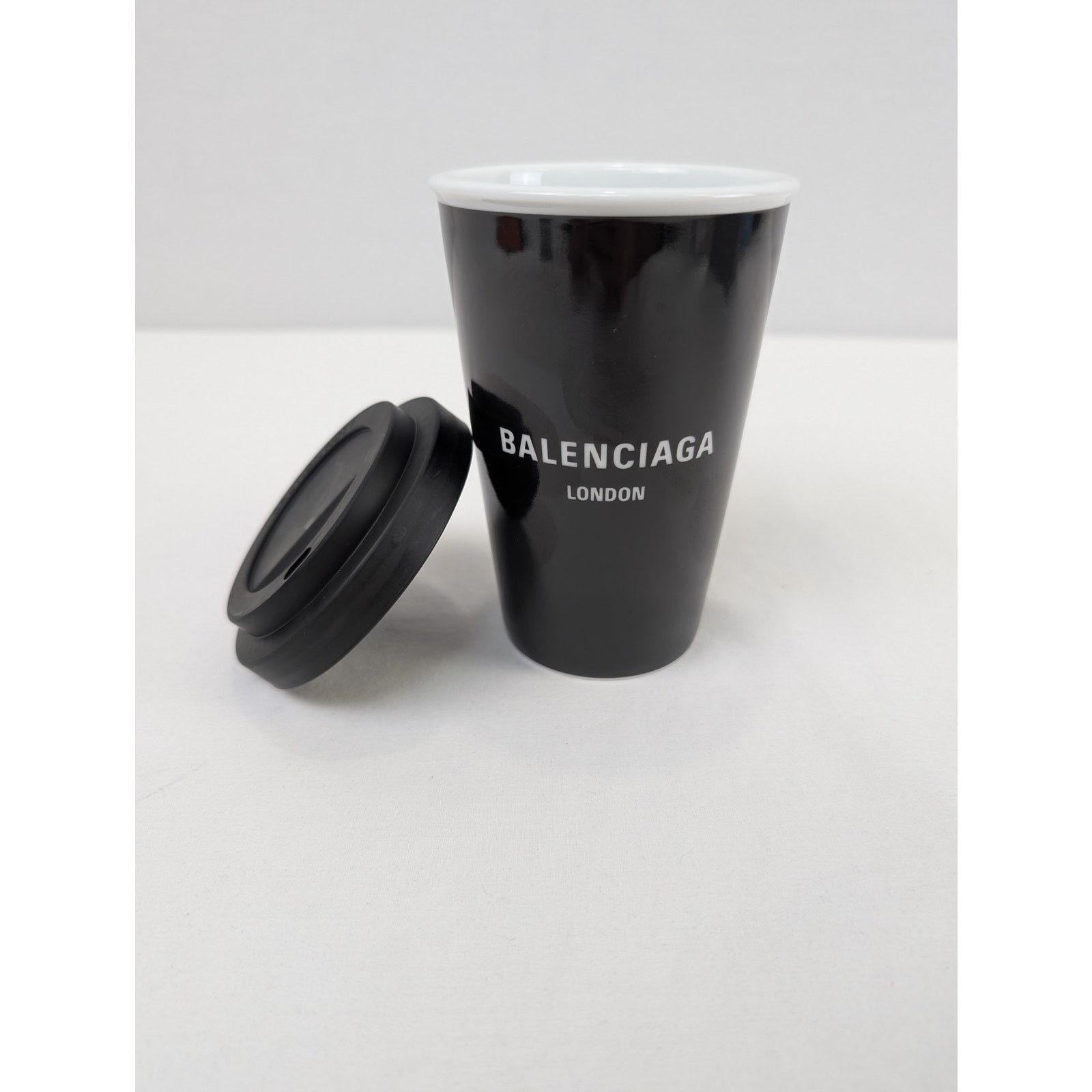 Balenciaga o1rshd1 Q:3 / Size:OS/ London Porcelain Coffee Cup Mug Black Size ONE SIZE - 6 Thumbnail
