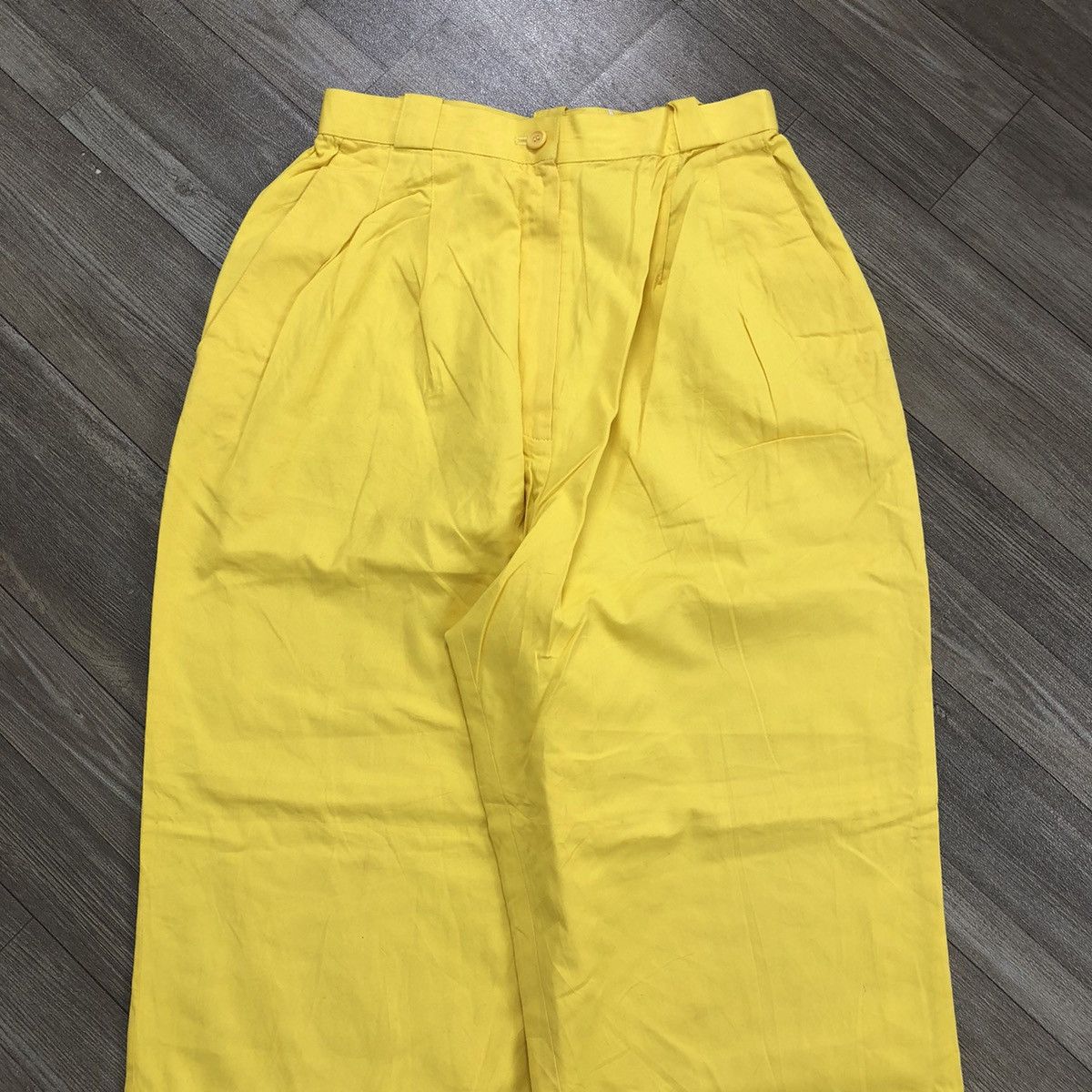 Christian Dior Monsieur × Dior × Vintage Vintage Christian Dior Sport Yellow Trouser Pants Size 28" / US 6 / IT 42 - 2 Thumbnail