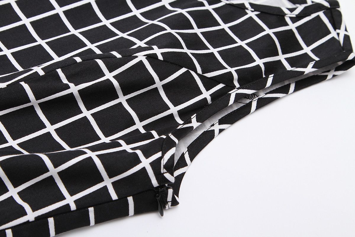 Other 50s vintage style dresses black&white check for women Size S / US 4 / IT 40 - 5 Thumbnail