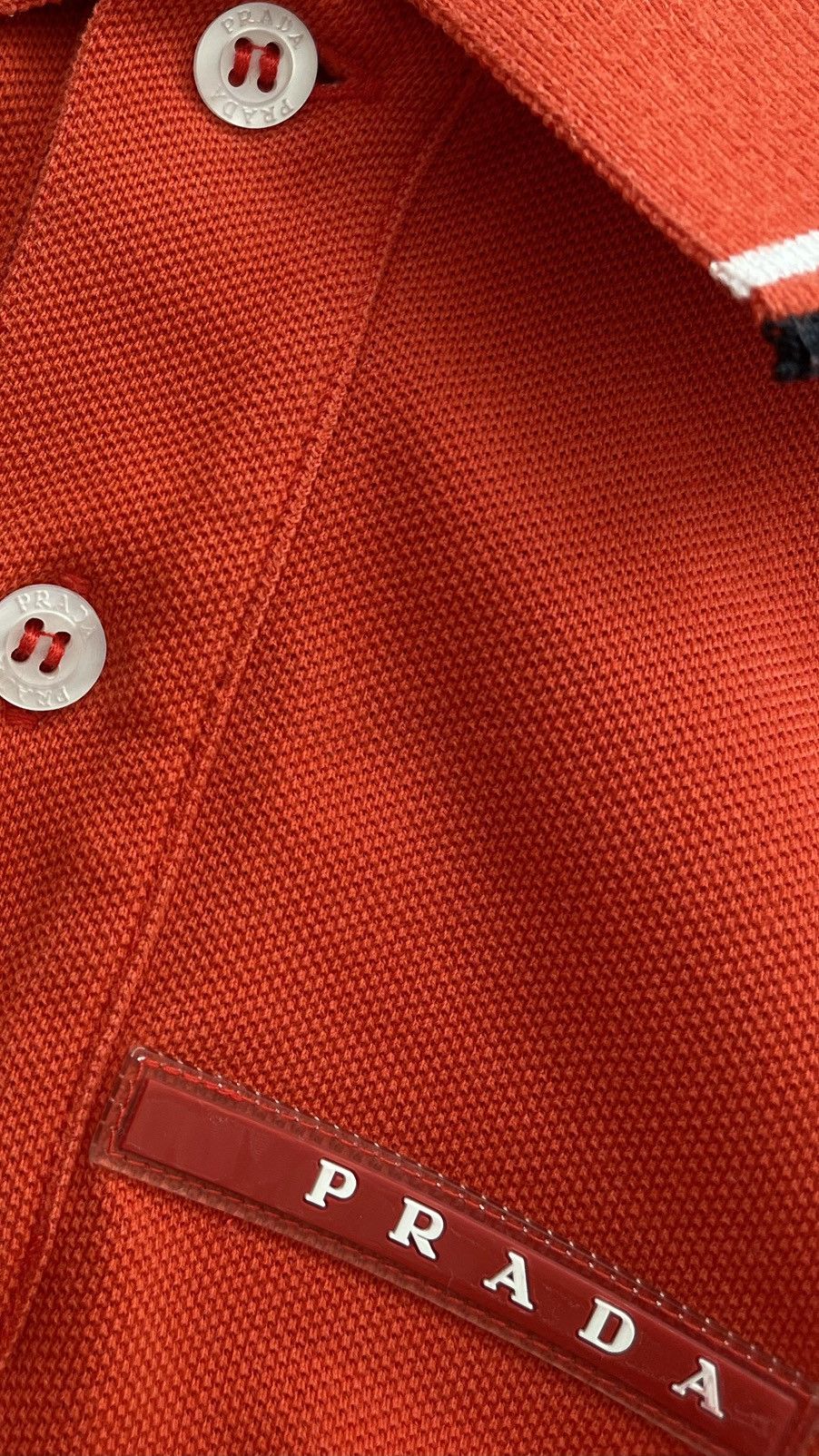 Prada Prada Vintage polo Size US L / EU 52-54 / 3 - 7 Thumbnail