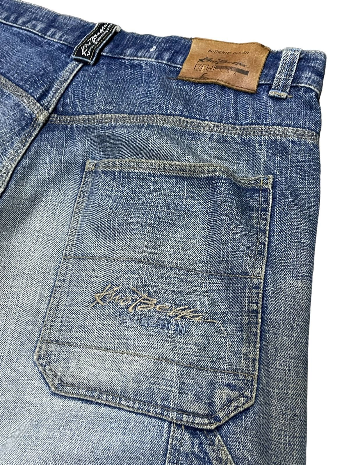 JNCO × Rap Tees KnoBetta Massive Baggy Distressed Y2K Rap Jeans Size US 34 / EU 50 - 7 Thumbnail