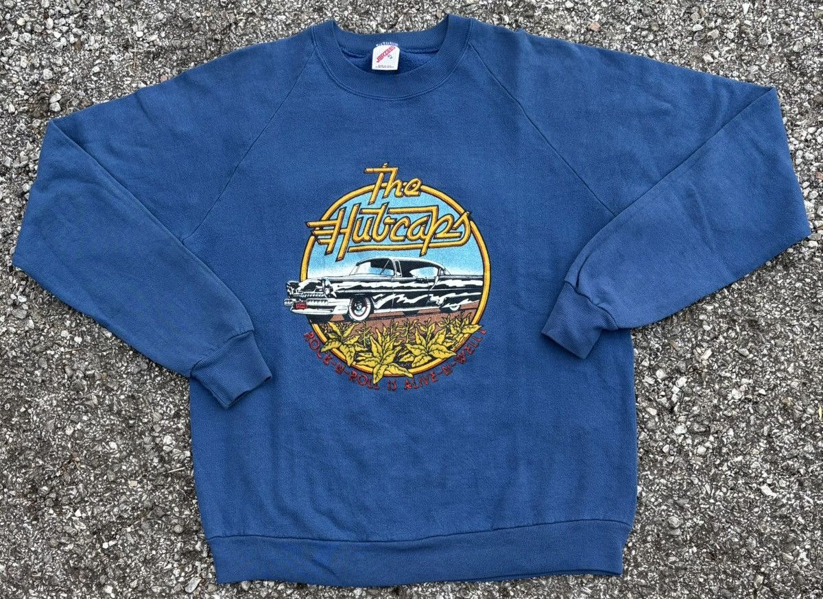 Other 90s The Hubcaps Rock N Roll Is Alive N Well Crewneck Size US XL / EU 56 / 4 - 1 Thumbnail