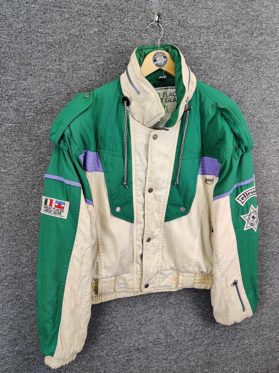 Ellesse Vintage Ellesse By Goldwin Ski Bomber Jacket Size US L / EU 52-54 / 3 - 5 Thumbnail
