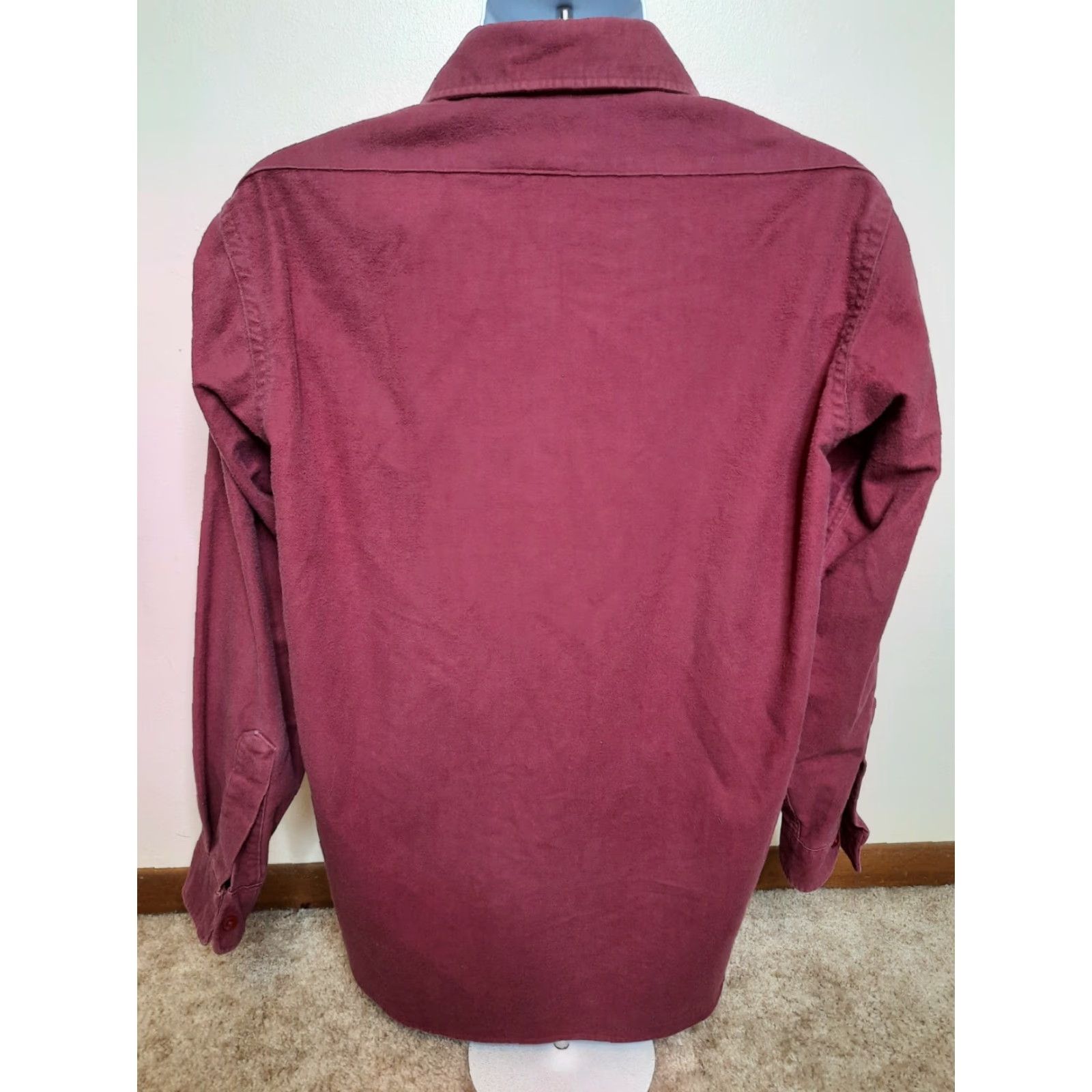 Vintage VINTAGE LL Bean Chamois Button-Up Shirt Red Men's Tall Large USA Made Shirt Size US L / EU 52-54 / 3 - 5 Thumbnail