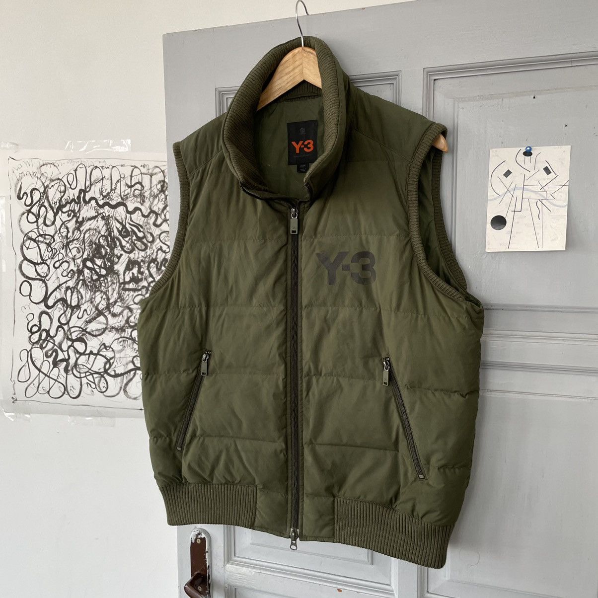 Y-3 Vintage Y-3 Yohji Yamamoto Puffer Zip Vest size M Size US M / EU 48-50 / 2 - 3 Thumbnail