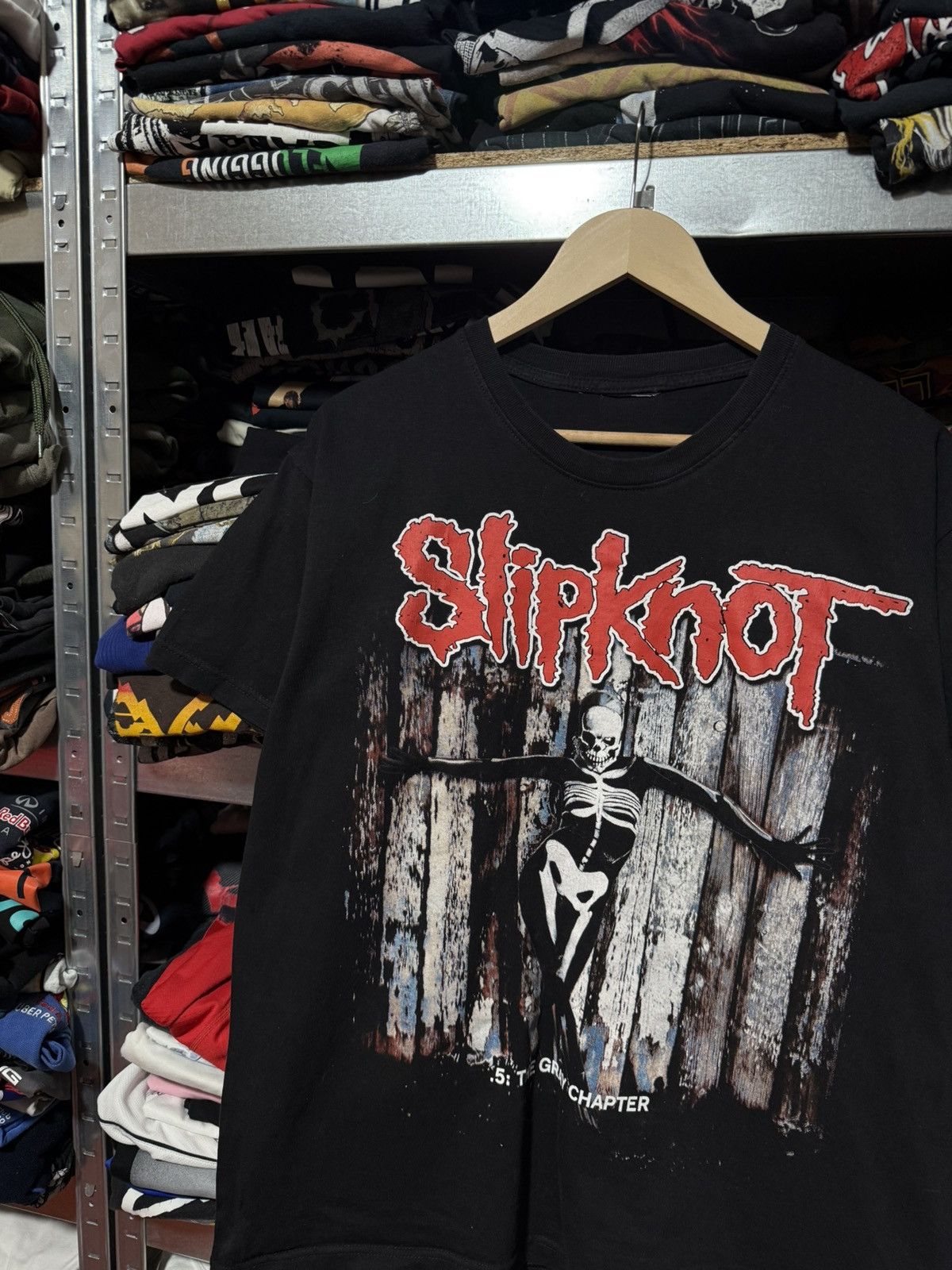 Slipknot Vintage 2014 Slipknot .5: The Gray Chapter Rock Band T-Shirt Size US XL / EU 56 / 4 - 3 Thumbnail