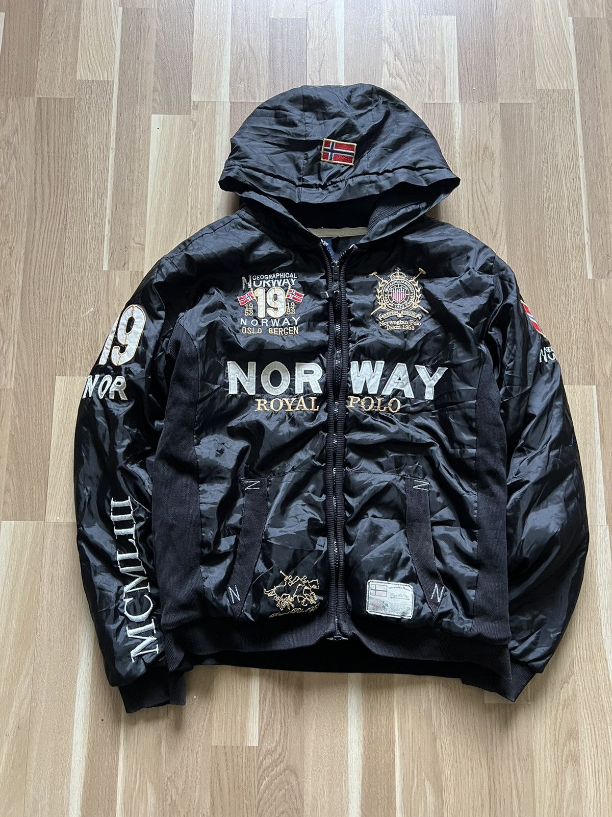 Polo Ralph Lauren Vintage ralph lauren style jacket big logo norway number 19 Size US L / EU 52-54 / 3 - 1 Thumbnail