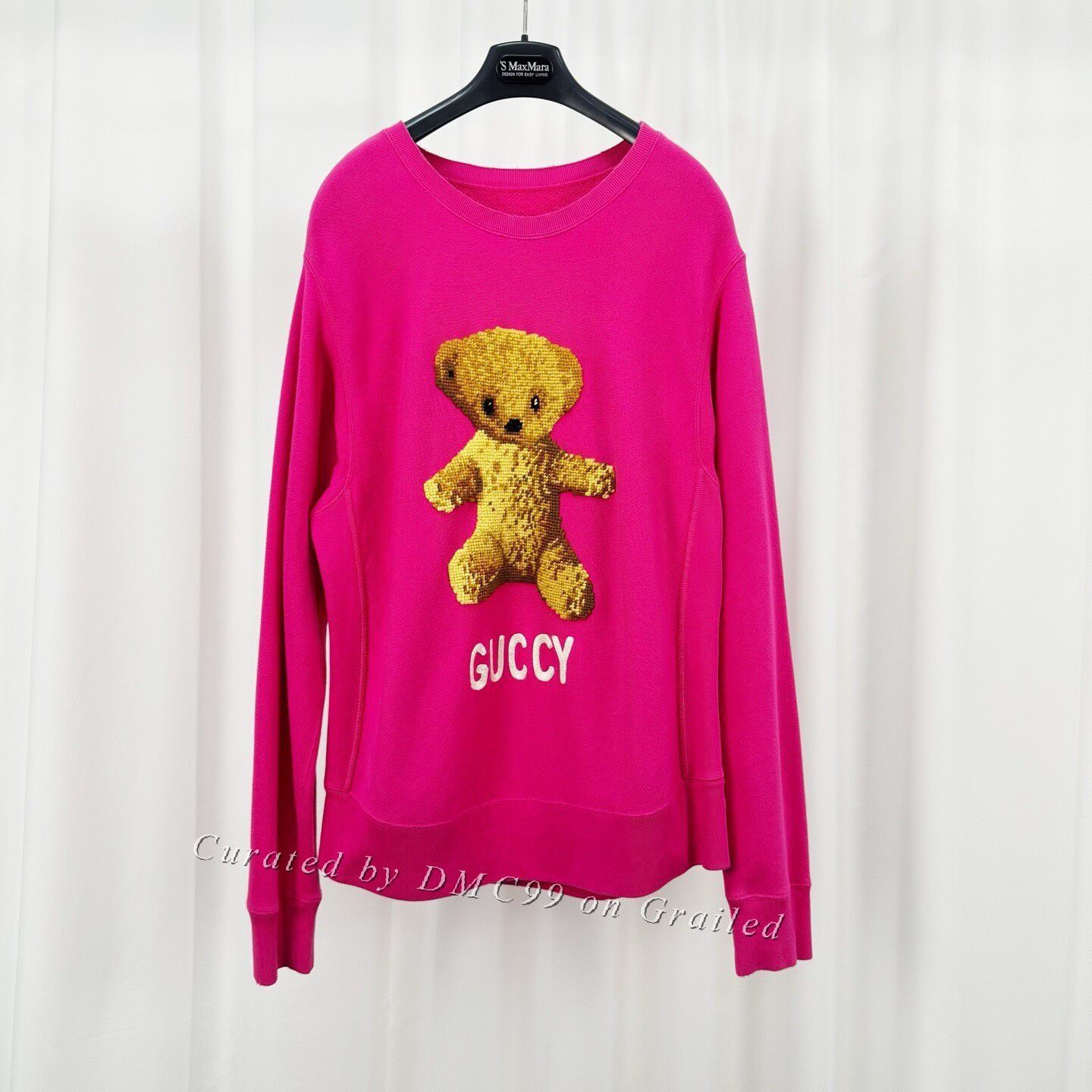 Gucci Gucci Embroidered Bear Letter Sweatshirt Size M / US 6-8 / IT 42-44 - 1 Thumbnail