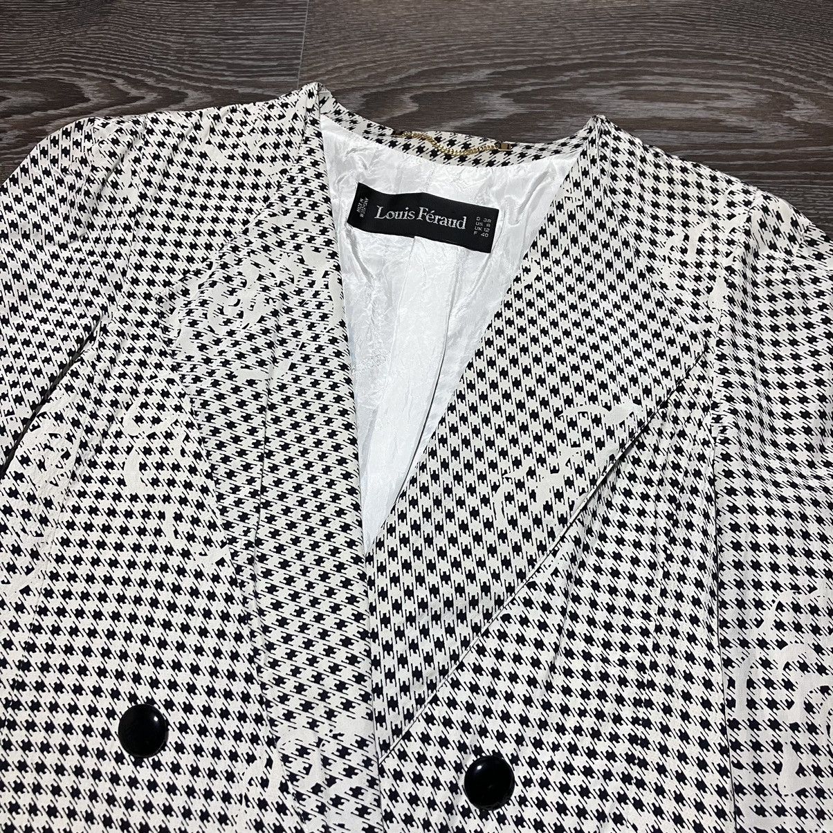 Louis Feraud Vintage 80s LOUIS FERAUD Paris Silk Blazer W. Germany Made Size M / US 6-8 / IT 42-44 - 2 Thumbnail