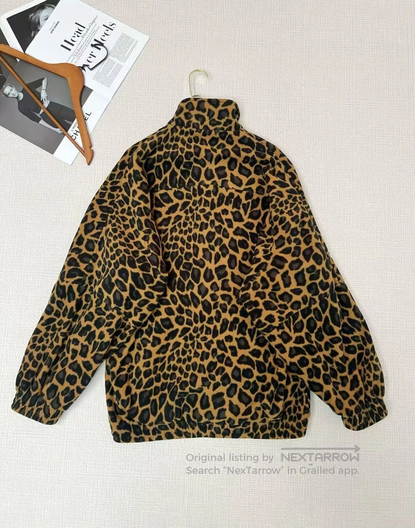 Balenciaga Balenciaga Leopard Print Fleece Jacket Size 36. Size XS / US 0-2 / IT 36-38 - 5 Thumbnail