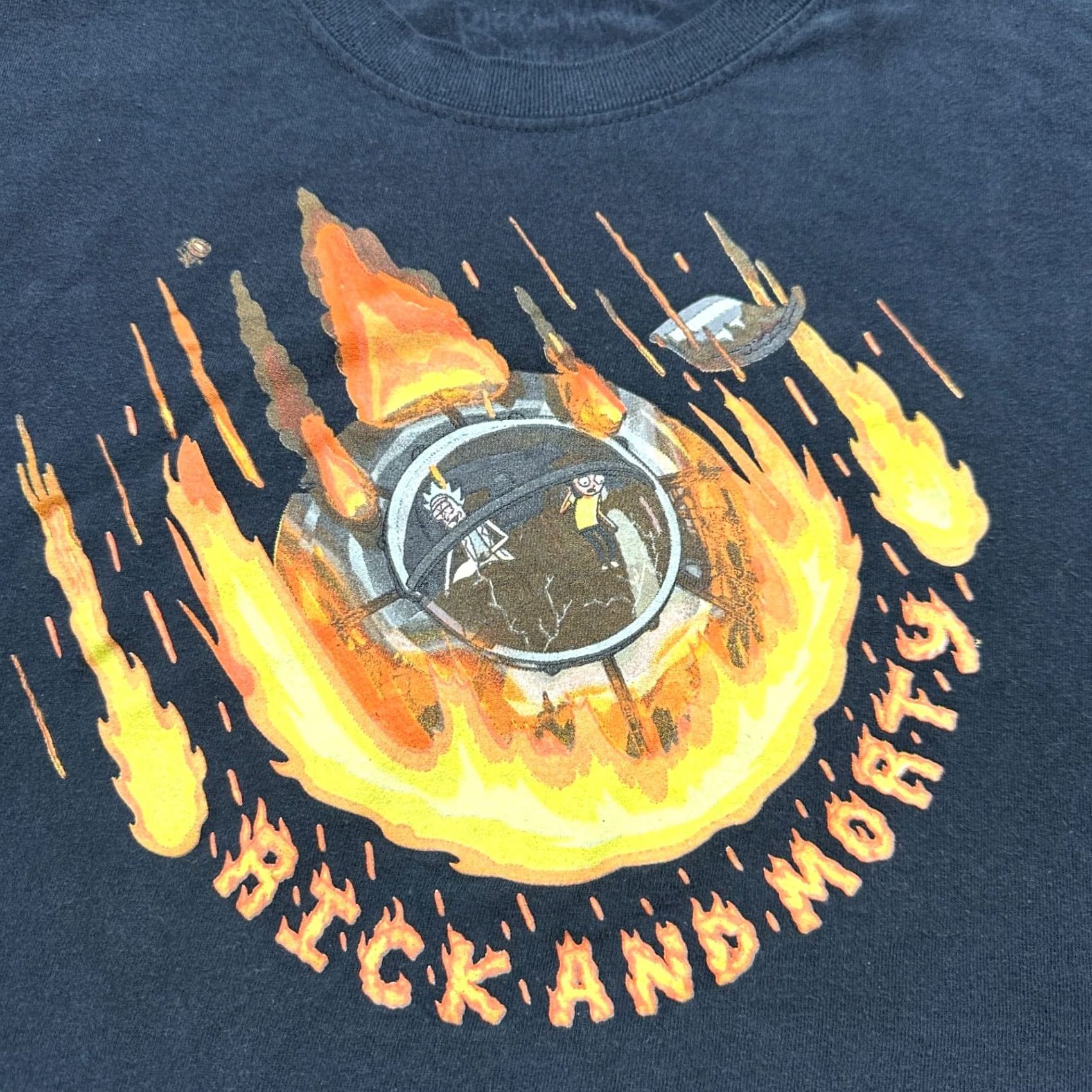 Ripple Junction Rick & Morty T Shirt Men's XL Black Short Sleeve Cartoon Graphic Tee Casual Size US XL / EU 56 / 4 - 2 Thumbnail