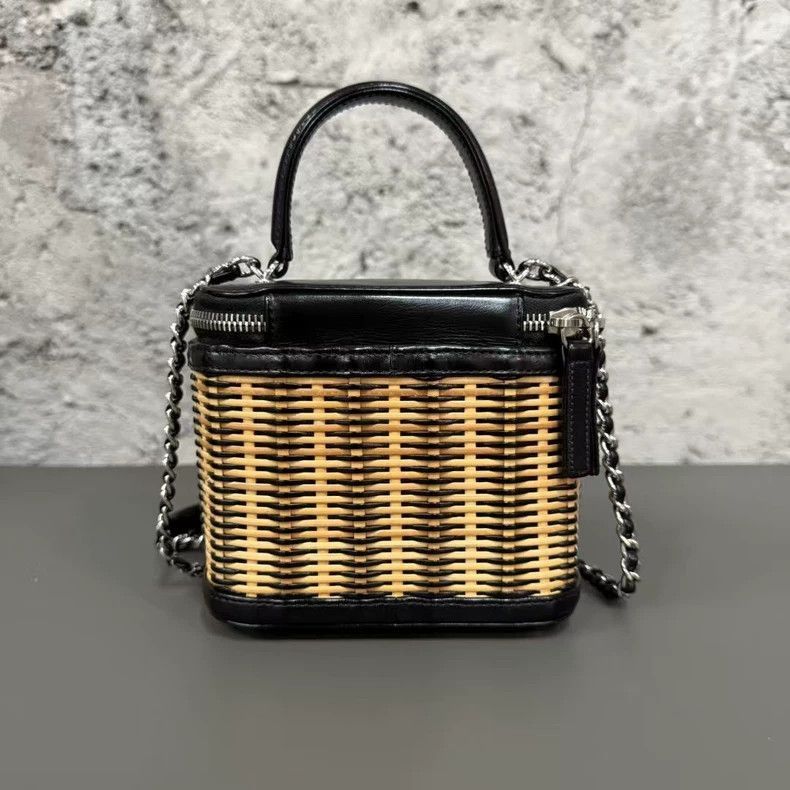 Chanel Chanel Black Bamboo Woven Bag Box -2505 Size ONE SIZE - 2 Thumbnail