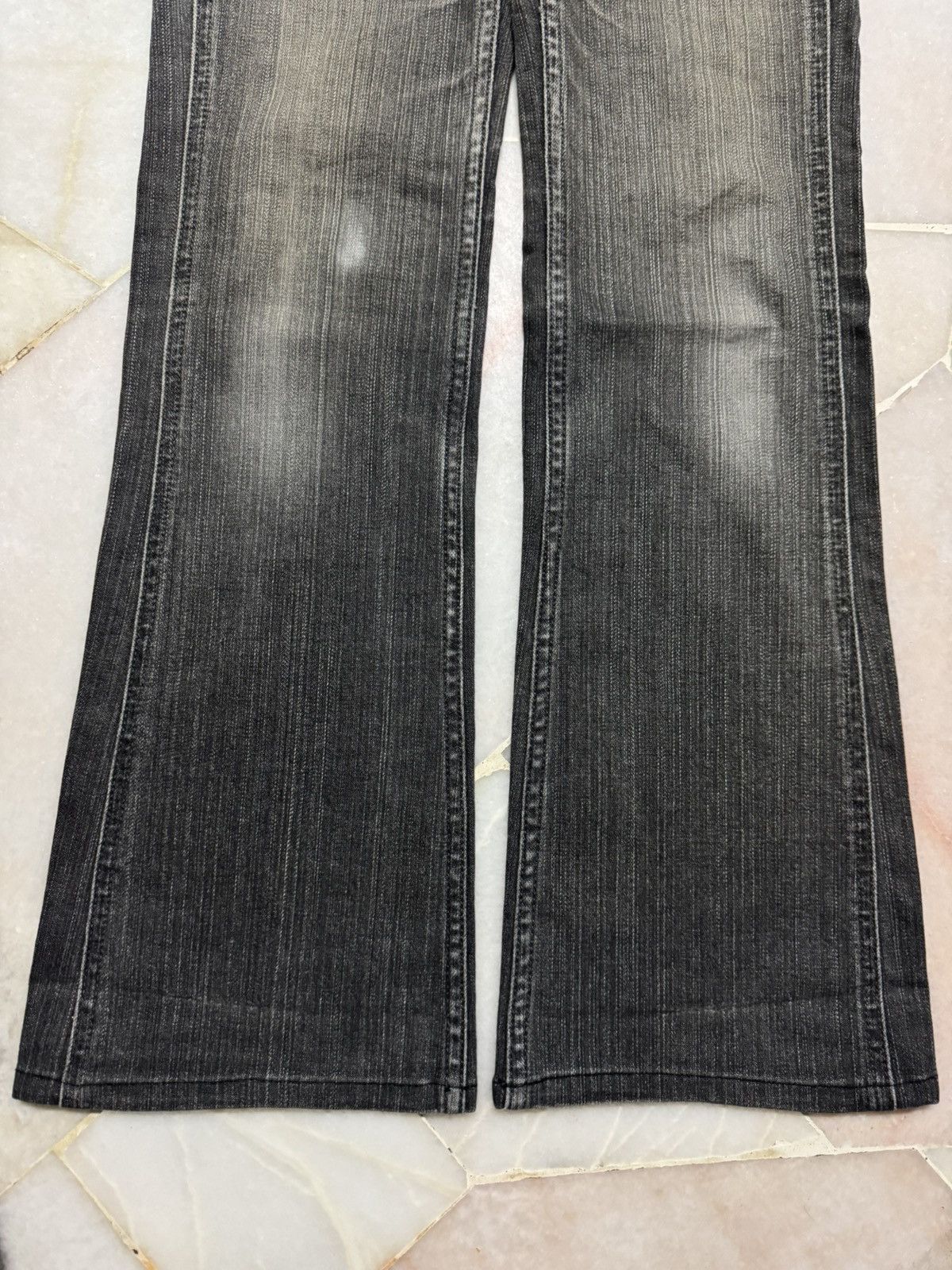 Japanese Brand 💥FLARE💥VINTAGE BOBSON MUDWASH BOOTCUT DISTRESS JEAN Size US 26 / EU 42 - 6 Thumbnail