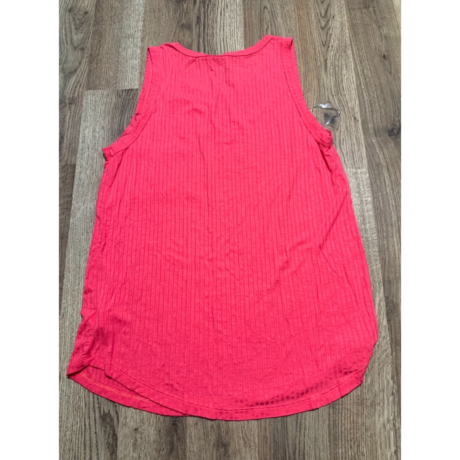Vintage STACCATO Tank Top Women’s Medium Red Striped Pocket Tee Size M / US 6-8 / IT 42-44 - 2 Thumbnail