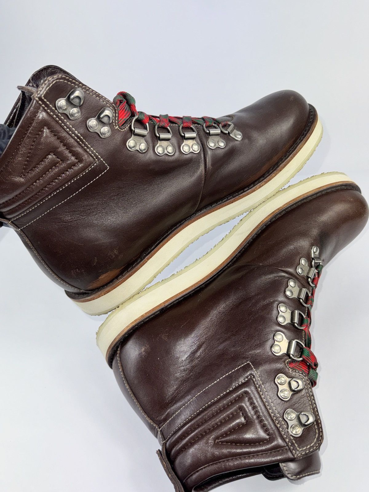 Gucci GUCCI LEATHER HIKING BOOTS Size US 9.5 / EU 42-43 - 6 Thumbnail