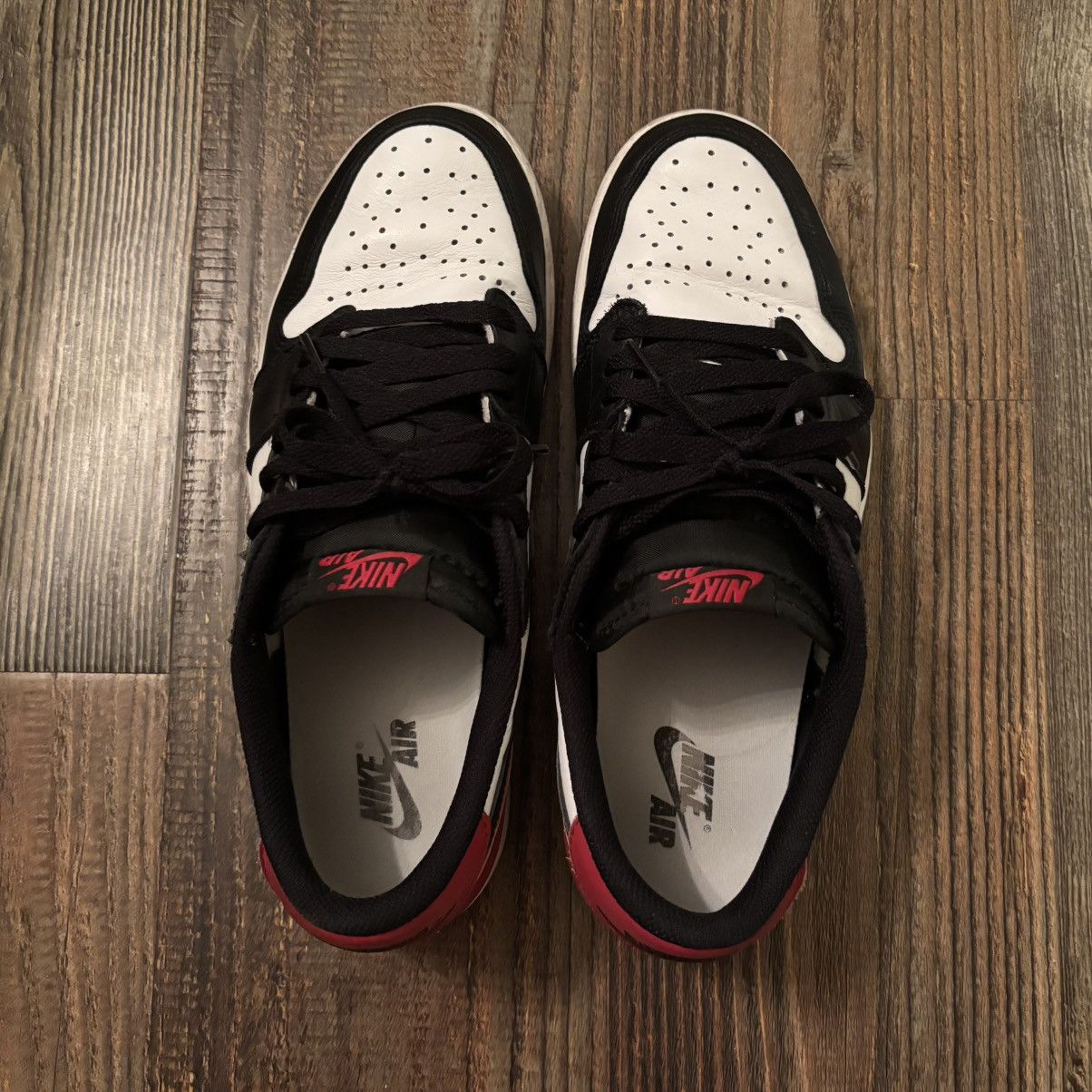 Jordan Brand Jordan 1 Retro Low OG Black Toe Size US 10.5 / EU 43-44 - 11 Thumbnail