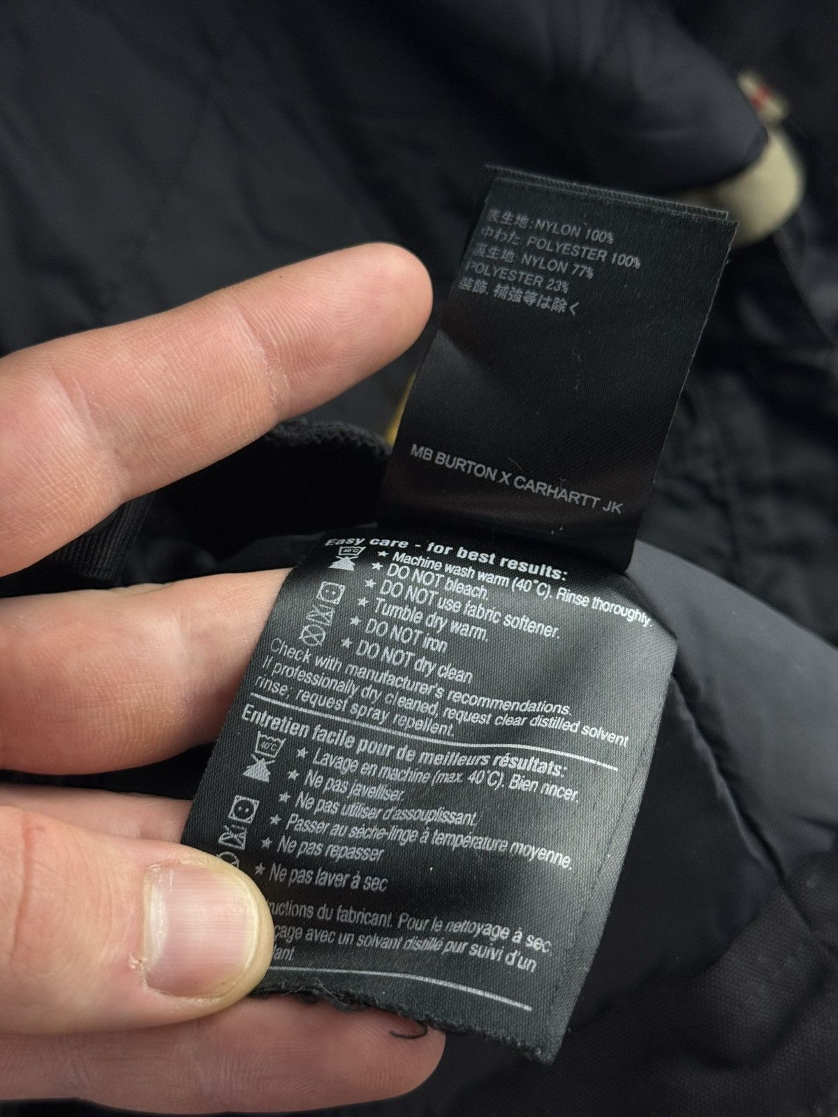 Carhartt Carhartt WIP x Burton Gore-Tex SnowPark Laax Jacket Black Size US XL / EU 56 / 4 - 15 Thumbnail