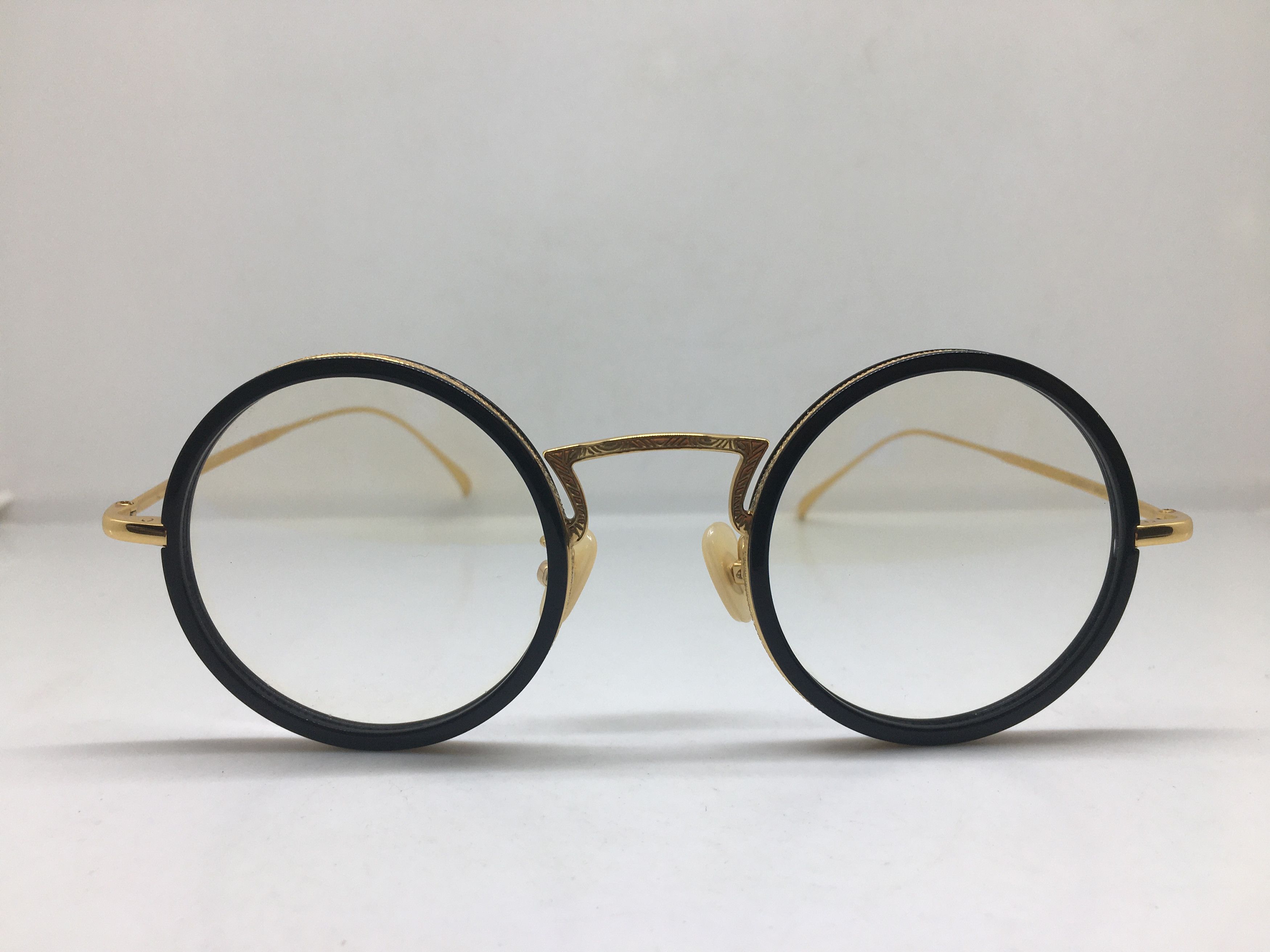 Other Gold Round Eyeglasses Frame GATSBY ARISTOCRAT Size ONE SIZE - 1 Thumbnail
