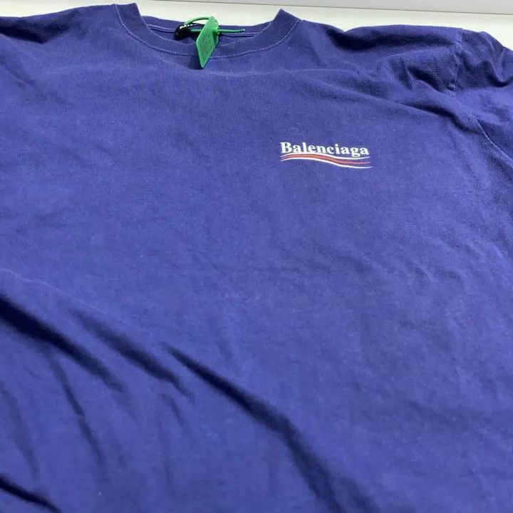 Balenciaga Balenciaga Balenciaga Logo Print Short Sleeve TShirt -2507 Size US M / EU 48-50 / 2 - 5 Thumbnail