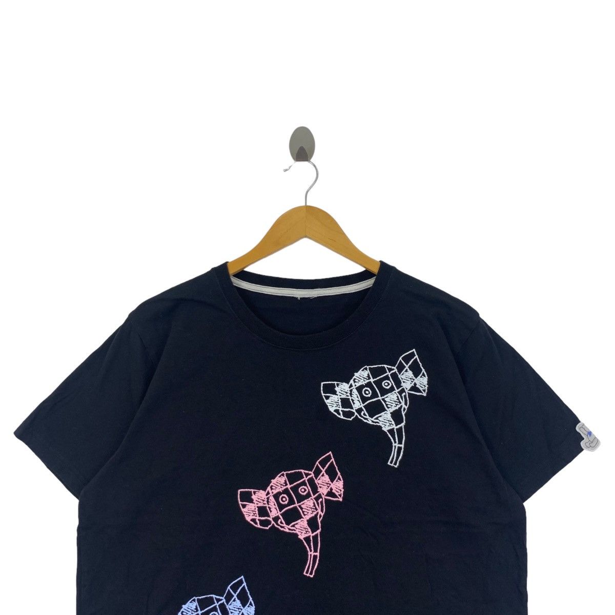 Vintage ELMER CARTOON The Patchwork Elephant Tee Shirt Size XXL / US 16-18 / IT 52-54 - 2 Thumbnail
