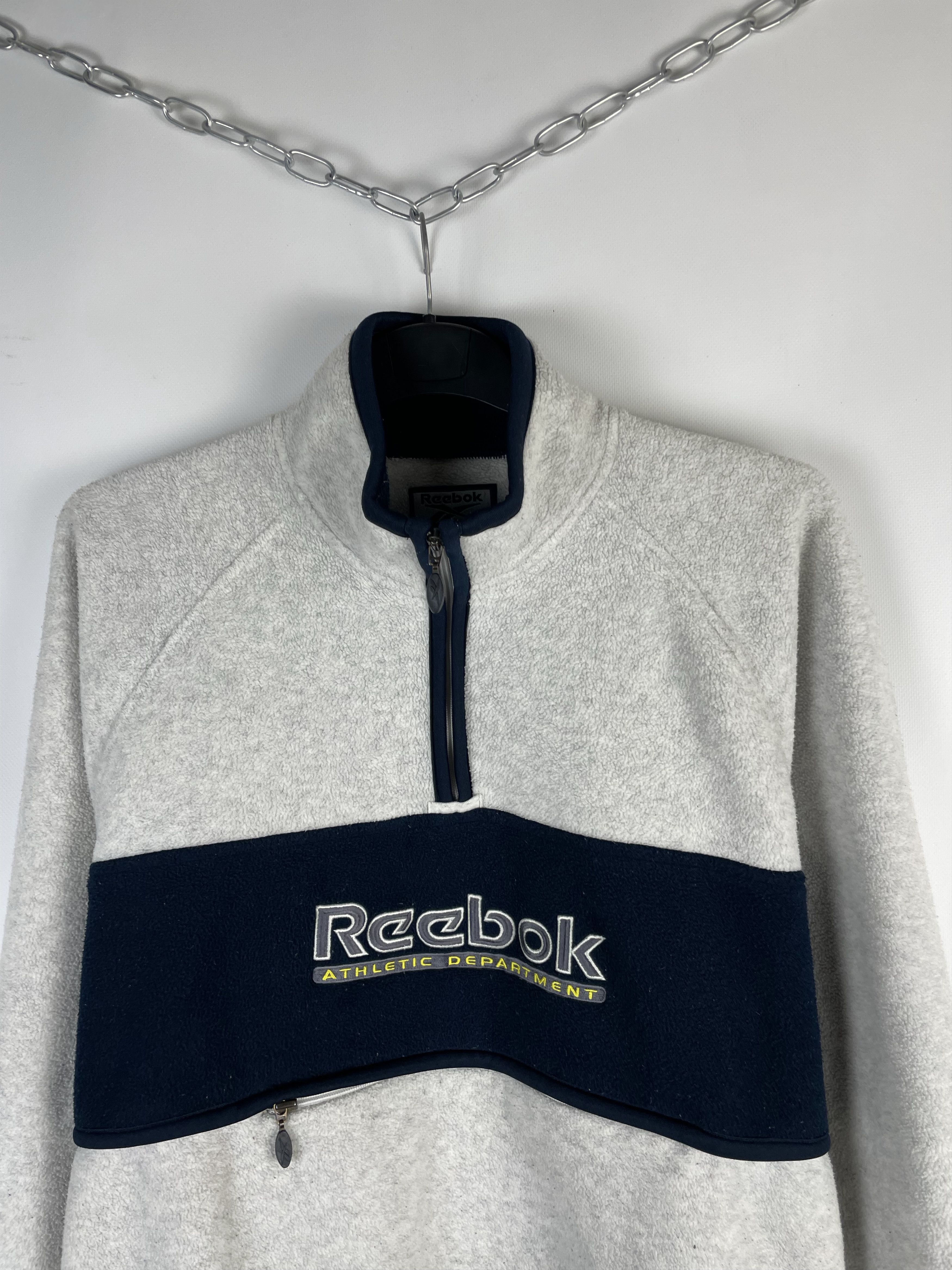 Reebok Vintage 90s Reebok Fleece sweatshirt zip Size US S / EU 44-46 / 1 - 3 Thumbnail