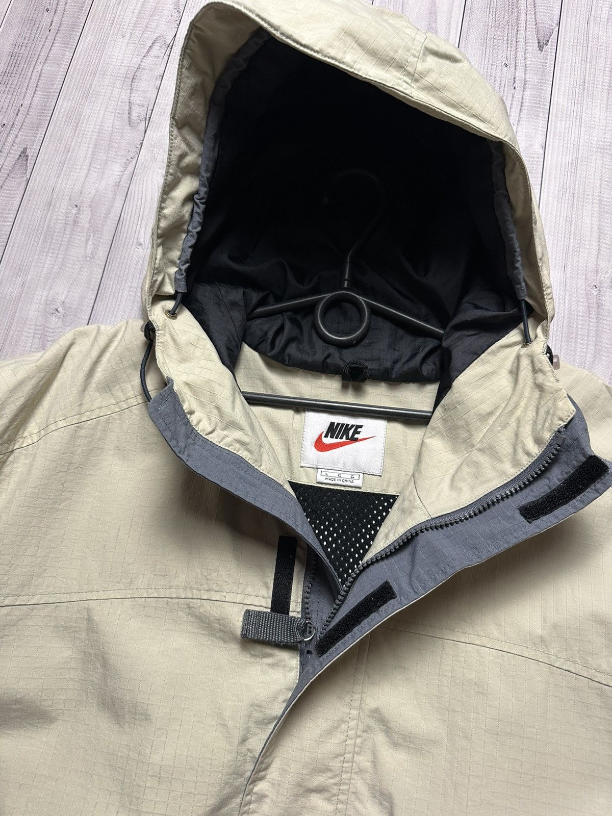 Nike × Vintage Vintage Nike jacket logo swoosh anorak size L rare Size US L / EU 52-54 / 3 - 5 Thumbnail