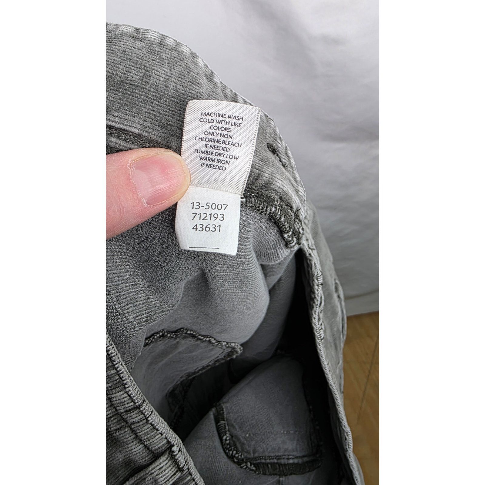 Other J Jill Gray Corduroy Utility Cargo Skirt Size 14 Gorpcore Size 37" - 9 Thumbnail