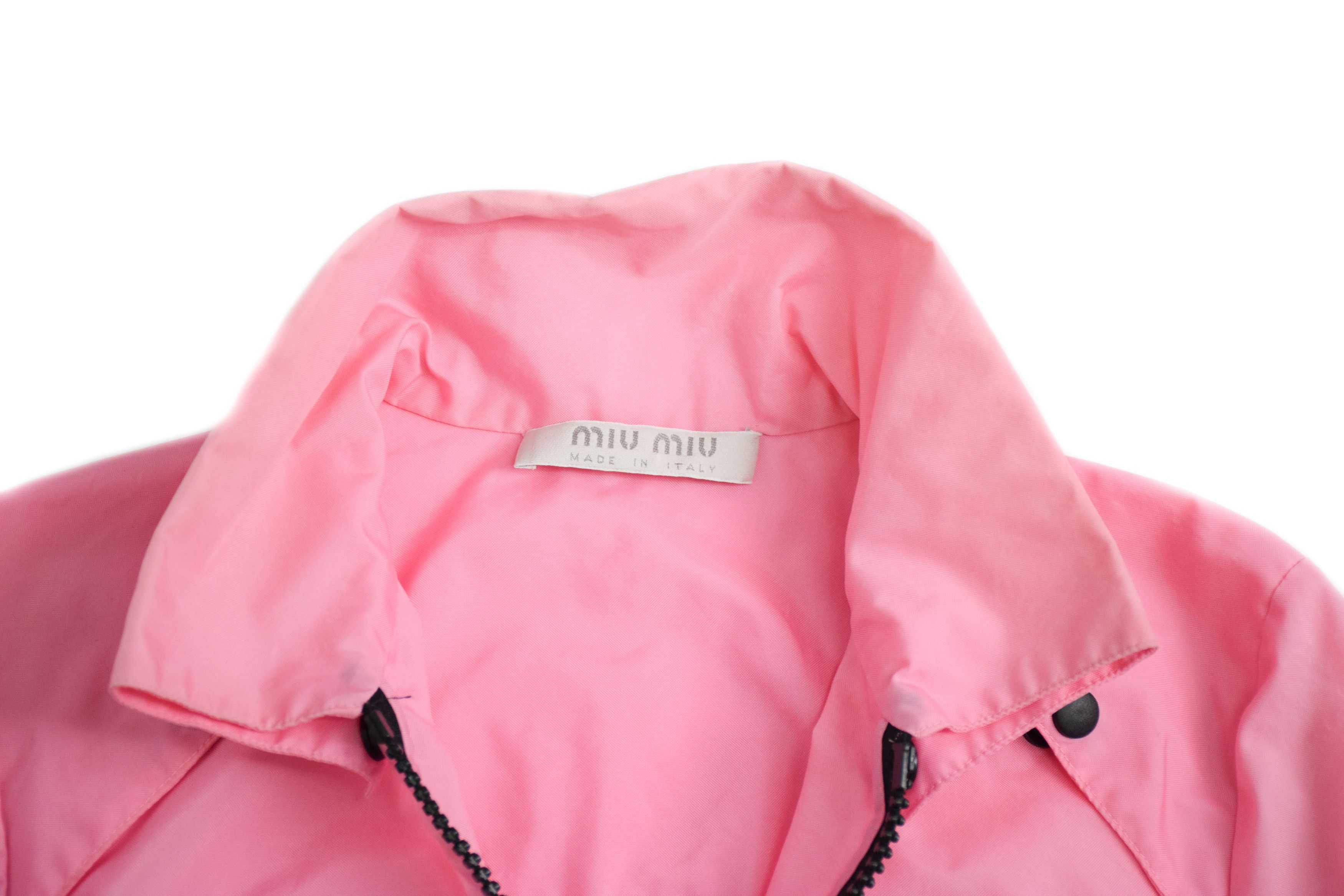 Miu Miu Miu Miu S/S1999 Pink Polyester Jacket Size M / US 6-8 / IT 42-44 - 5 Thumbnail